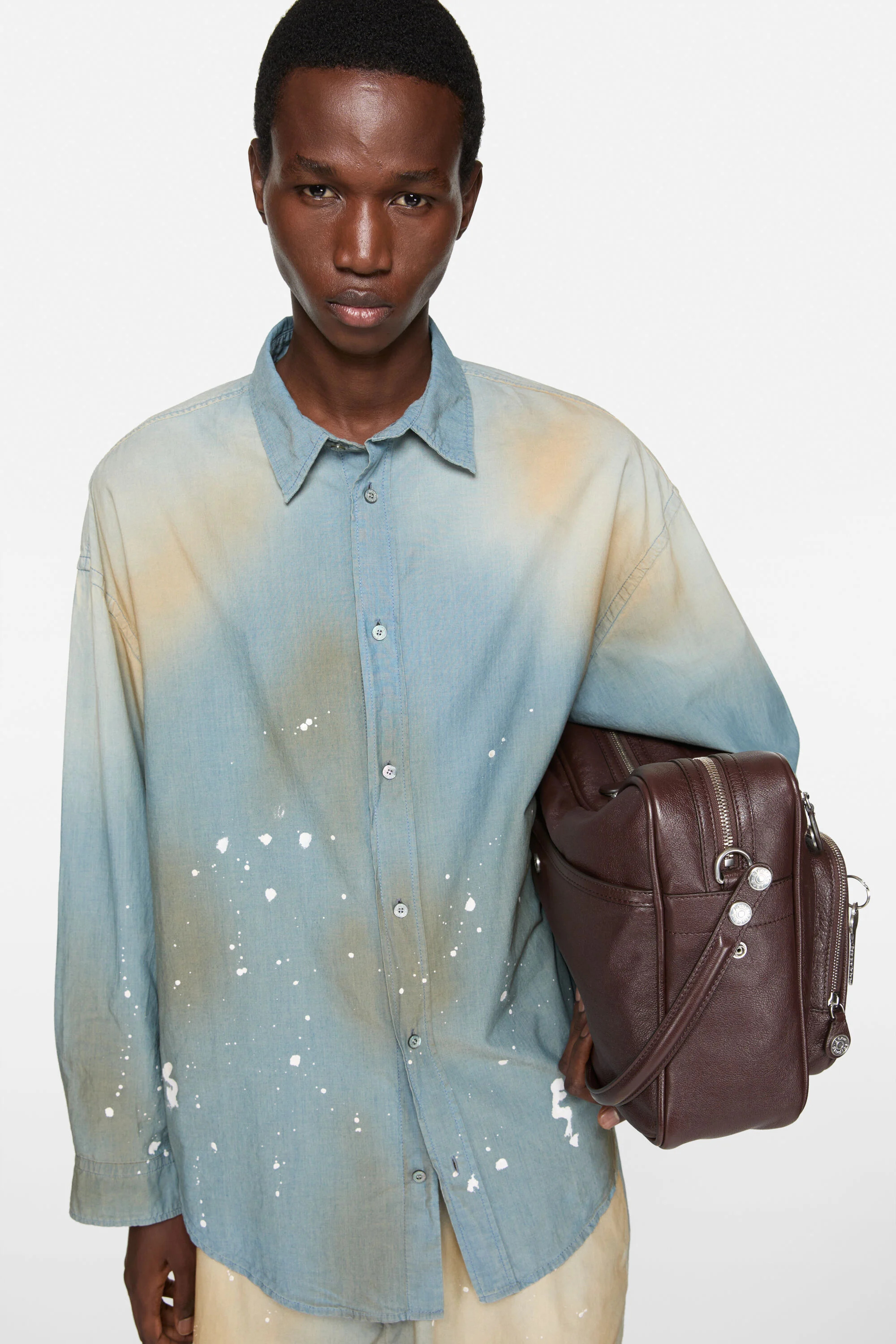 Button-up shirt - Light blue - 4