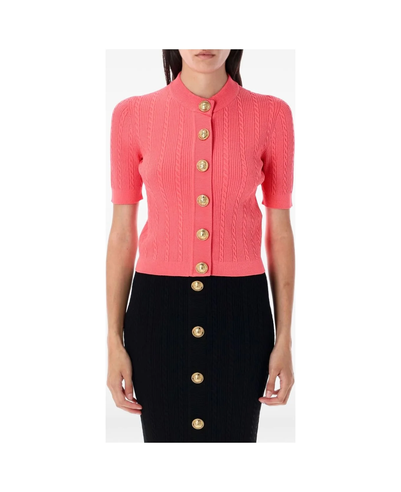 Crewneck Cardigan - 1