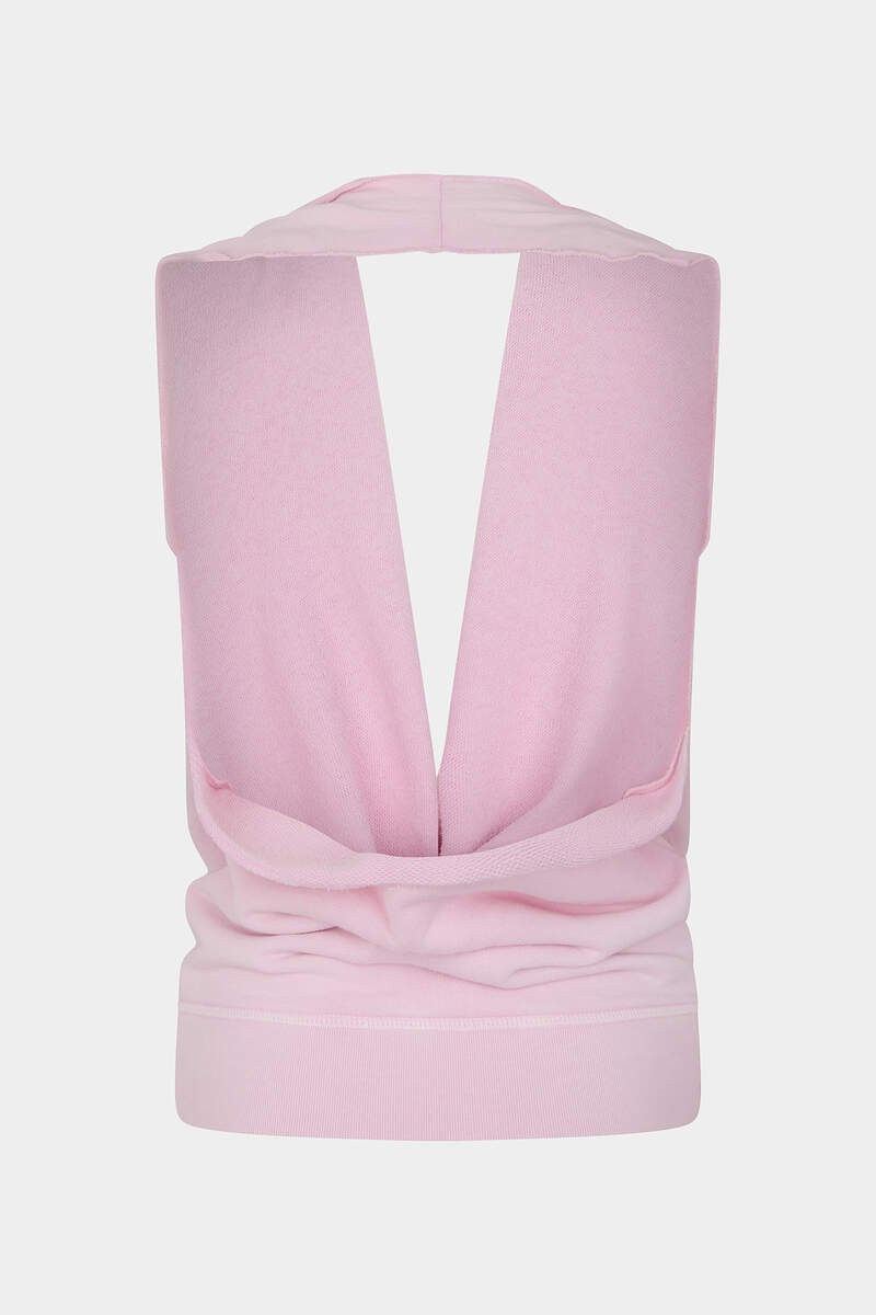 DSQUARED2 PLUNGING NECKLINE HALTER TOP outlook
