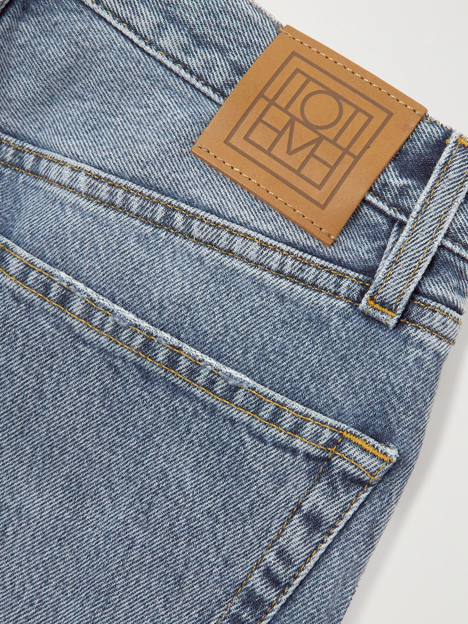 + NET SUSTAIN Classic Cut high-rise straight-leg organic jeans Mid denim - 6