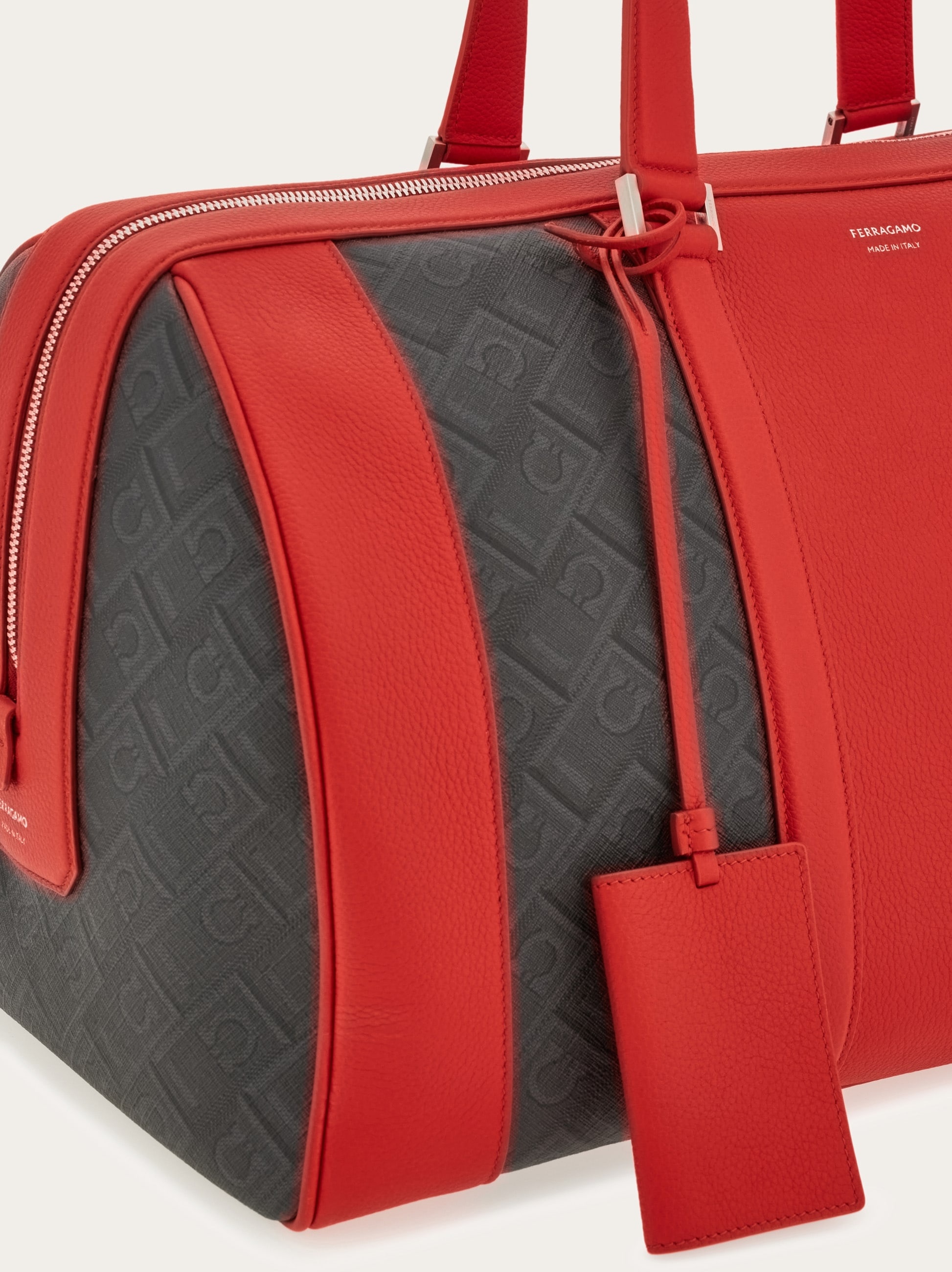 Bicolor duffel bag - 8
