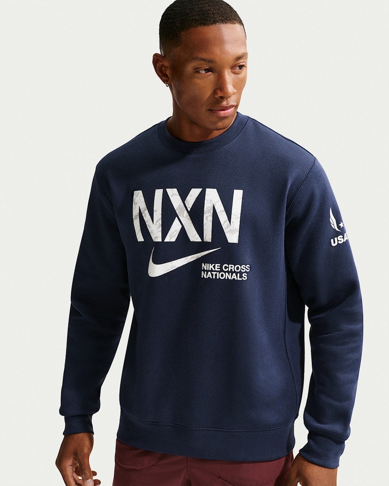Nike 2025 NXN Men's Crew-Neck Running Sweatshirt 1