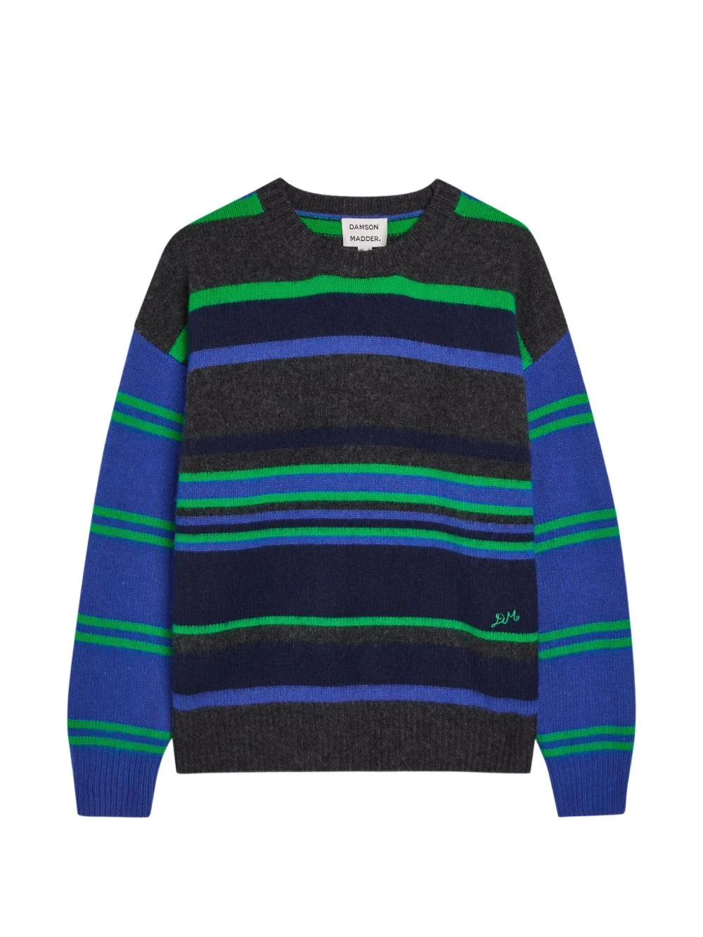 striped long-sleeve jumper - 1