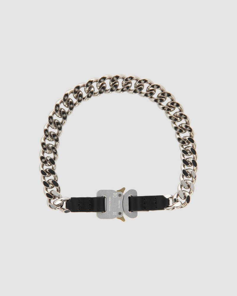 CHAIN NECKLACE W/ LEATHER DETAILS 1