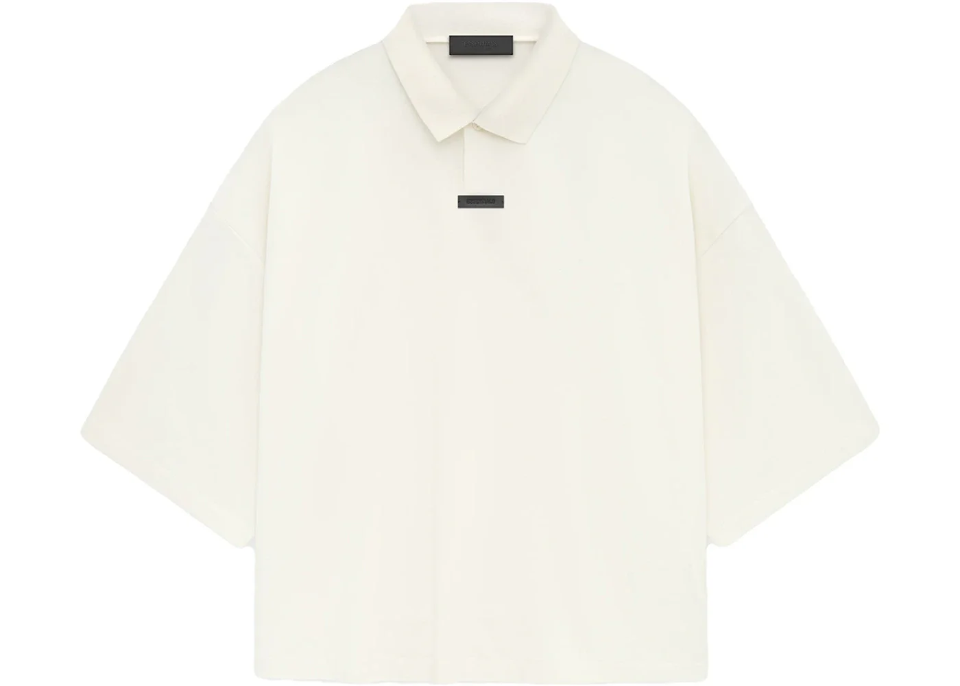 Fear of God Essentials Womens Pique Cropped Polo Shell - 1