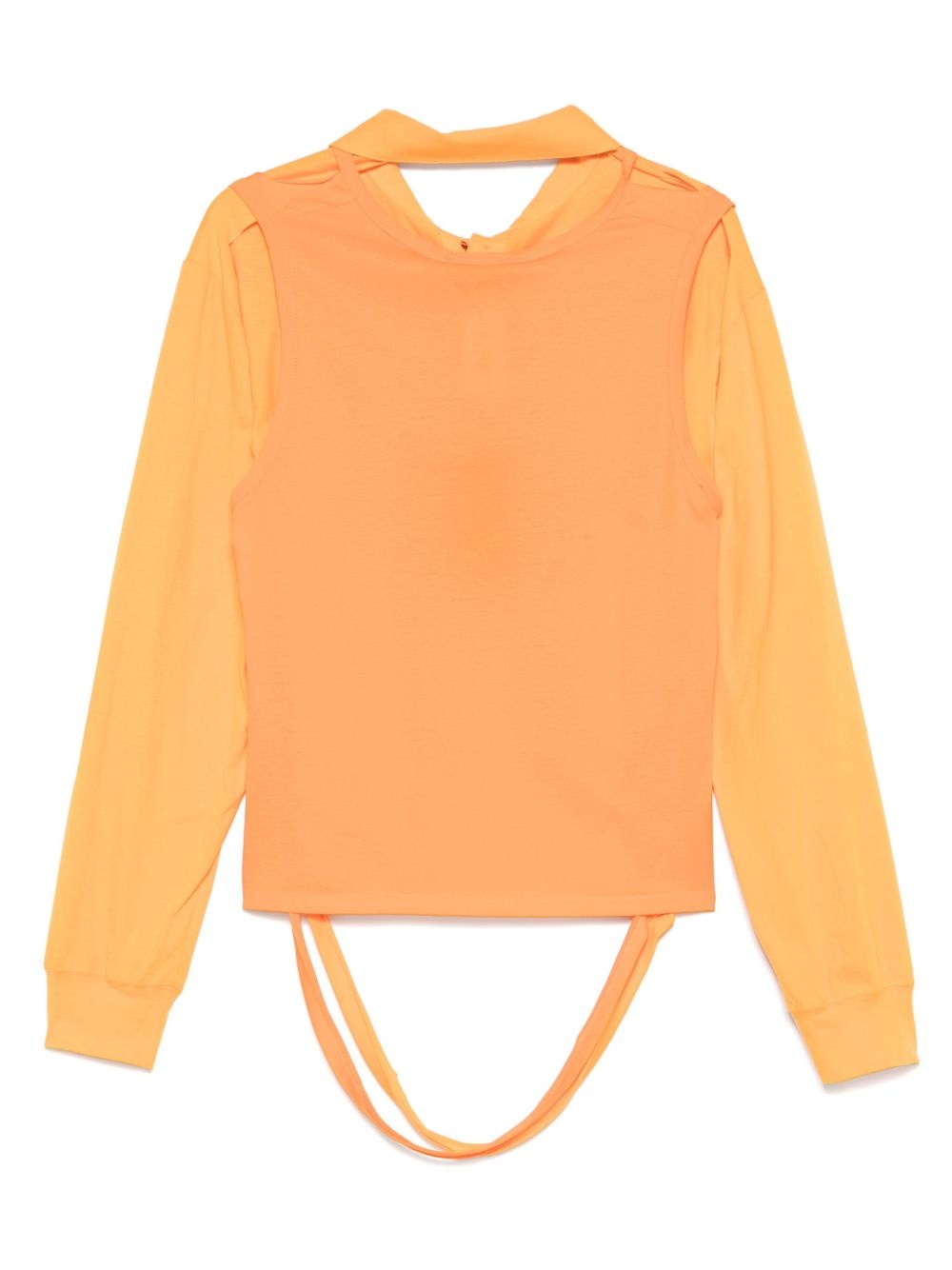 deconstructed polo shirt - 2