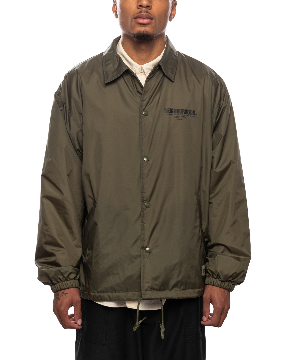 WindBreaker Coach Jacket 'Olive Drab' - 1