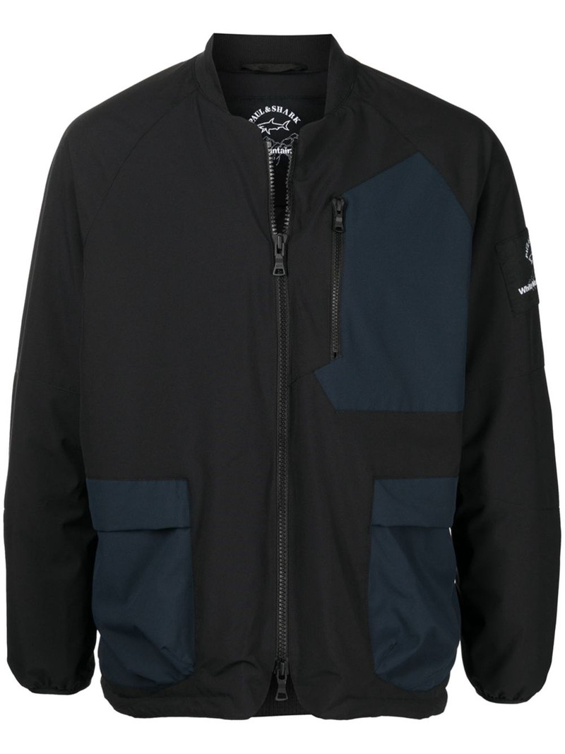 colour-block jacket 1
