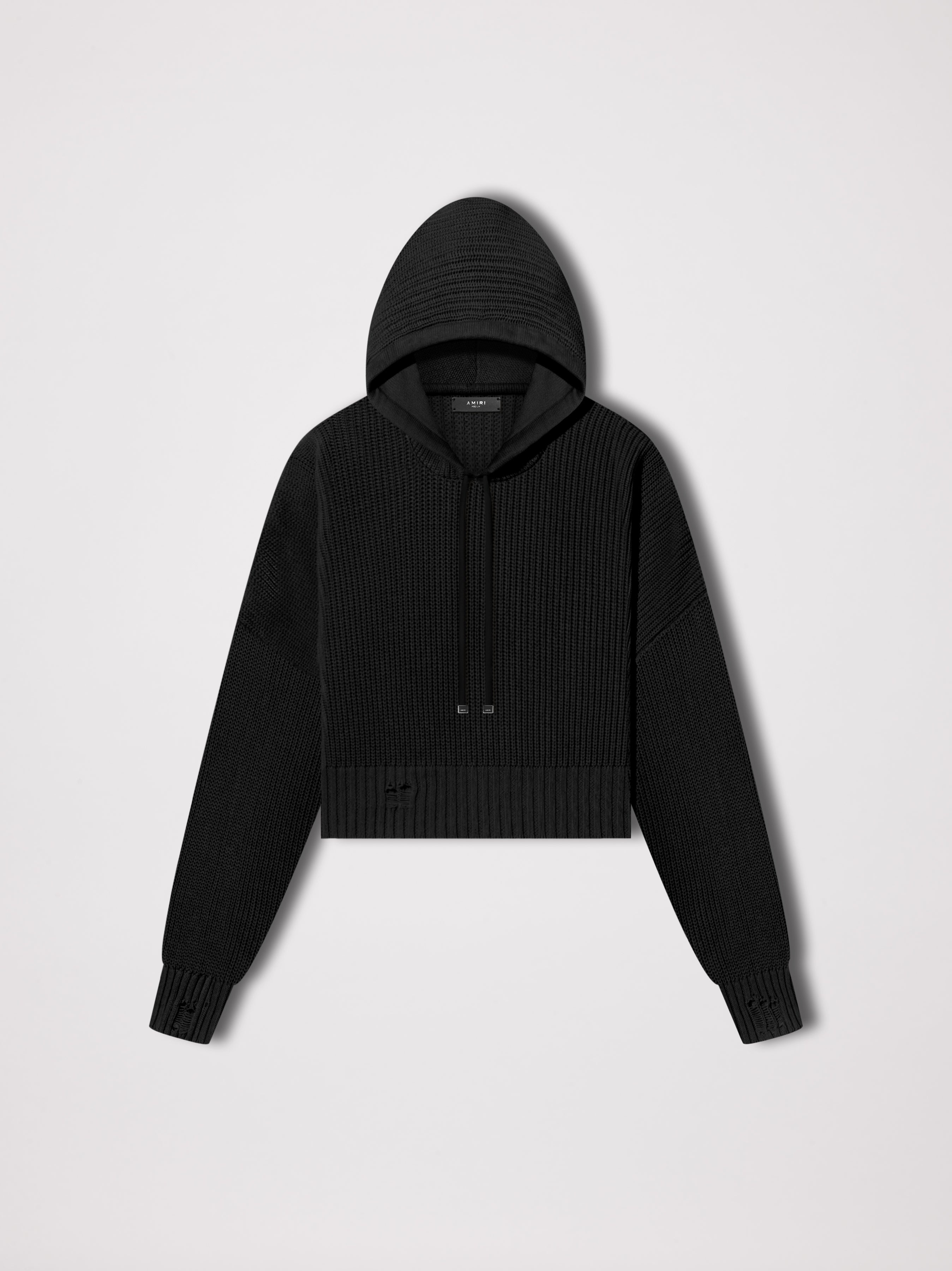 OVERSIZED RIB HOODIE - 1