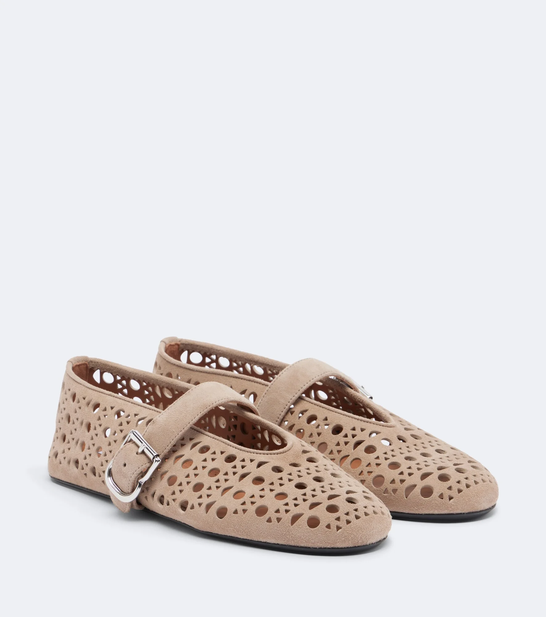 Vienne suede Mary Jane flats - 1