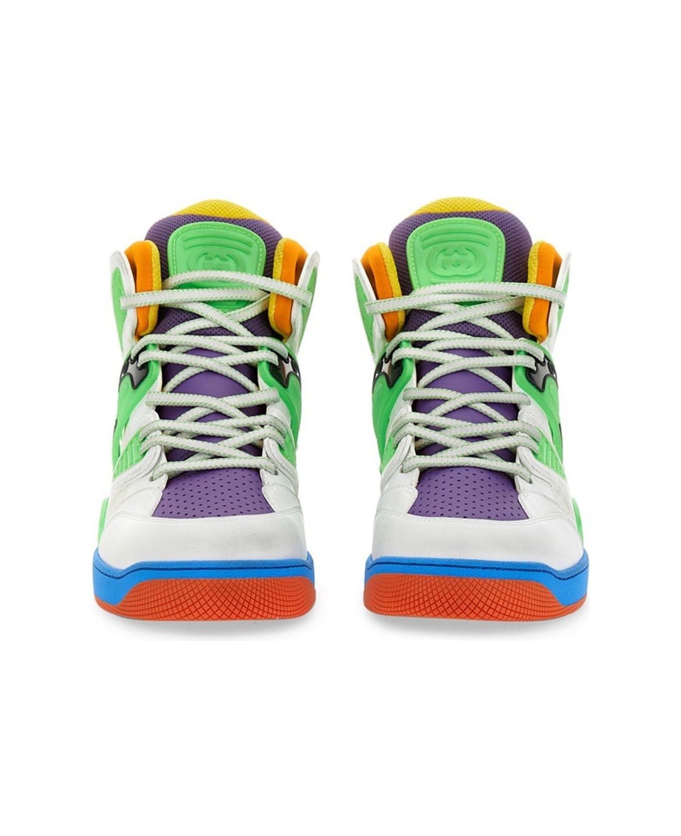 【送料&関税込】Gucci Panelled High Top Basketball Sneakers GUCCI Panelled High Top Basketball Sneakers | italist
