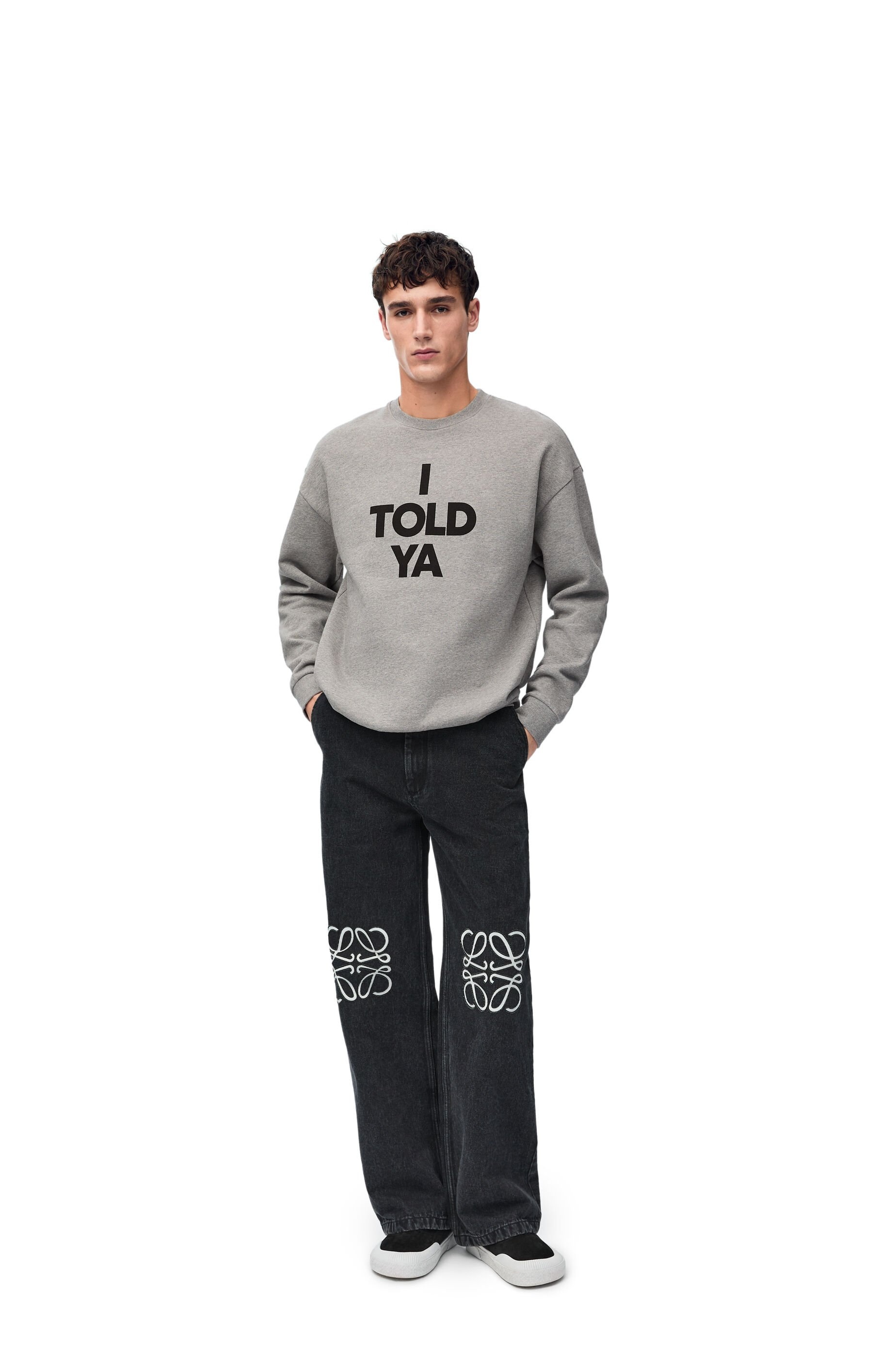 Relaxed fit sweatshirt in cotton - 3