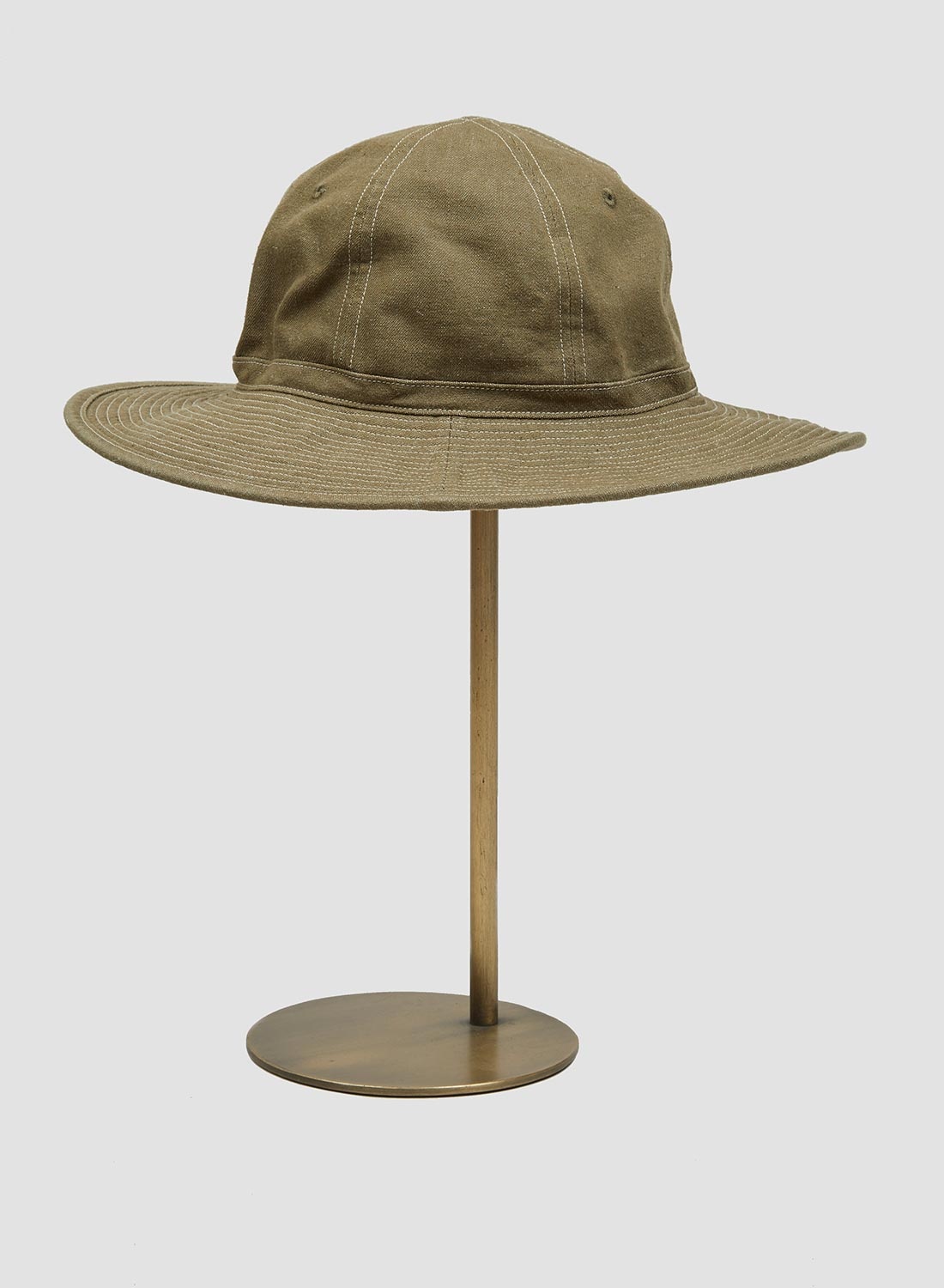 Deck Hat In Green Denim - 1
