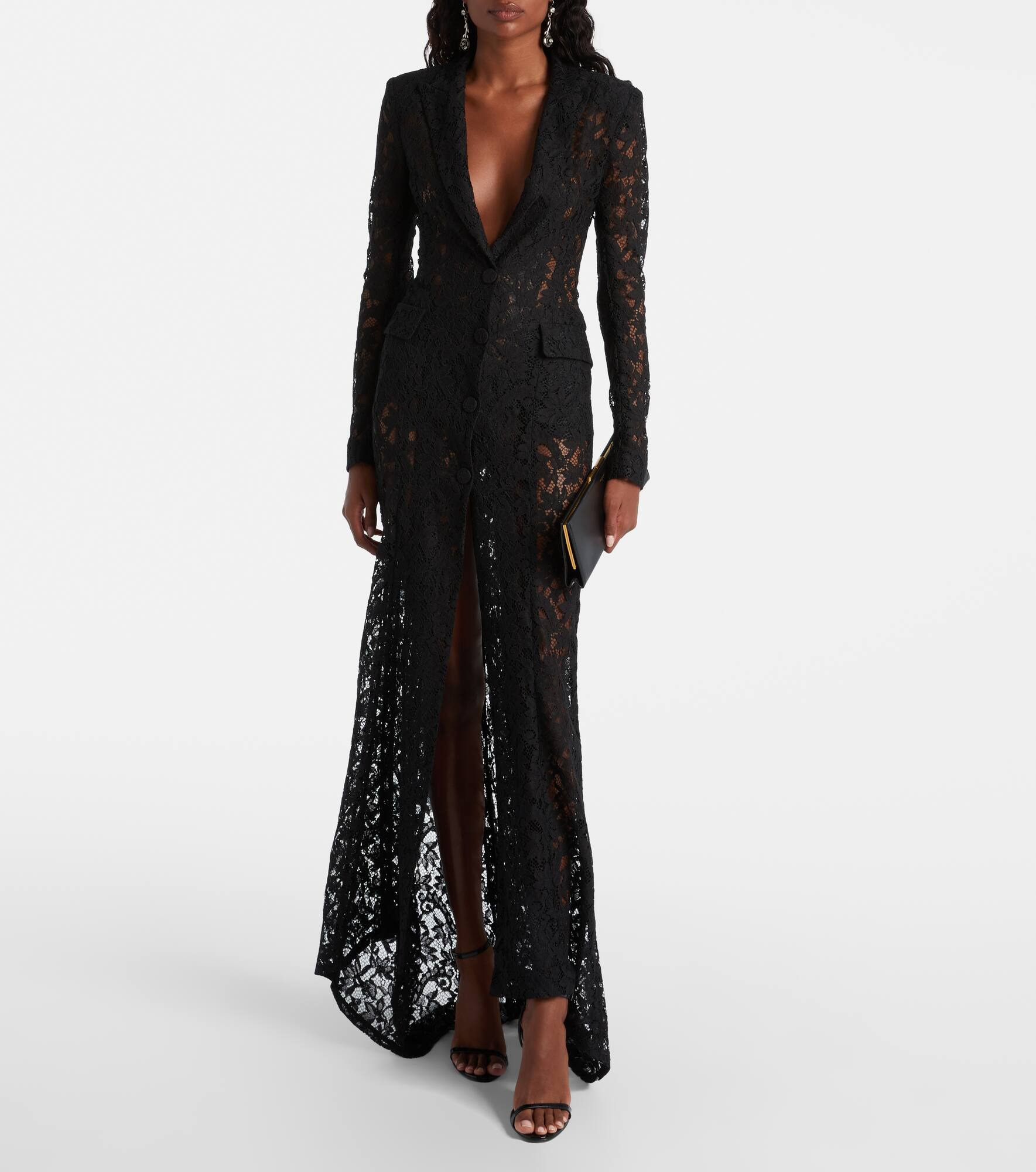 Lace maxi dress - 2
