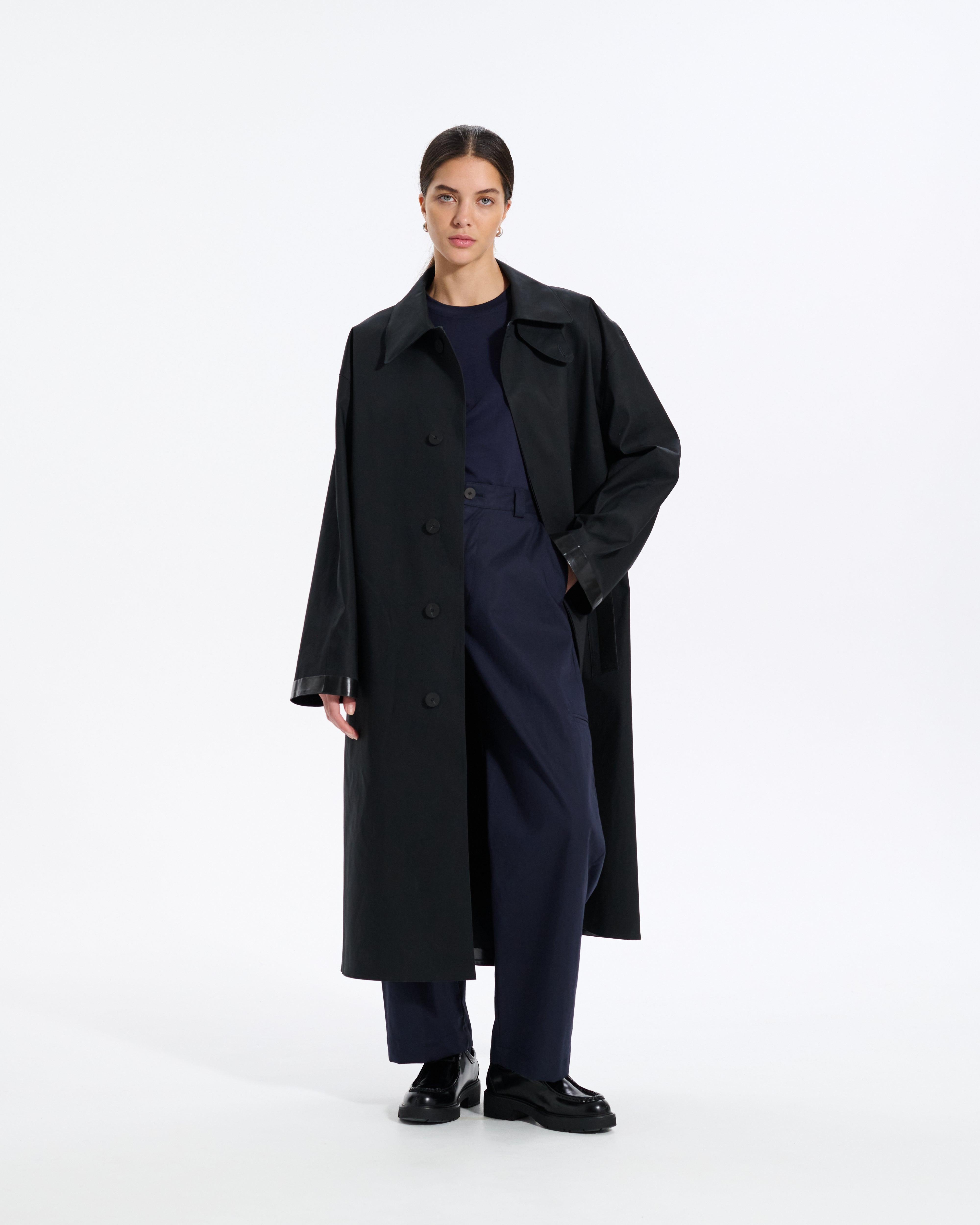 Ettrick Rubberised Long Coat - 2