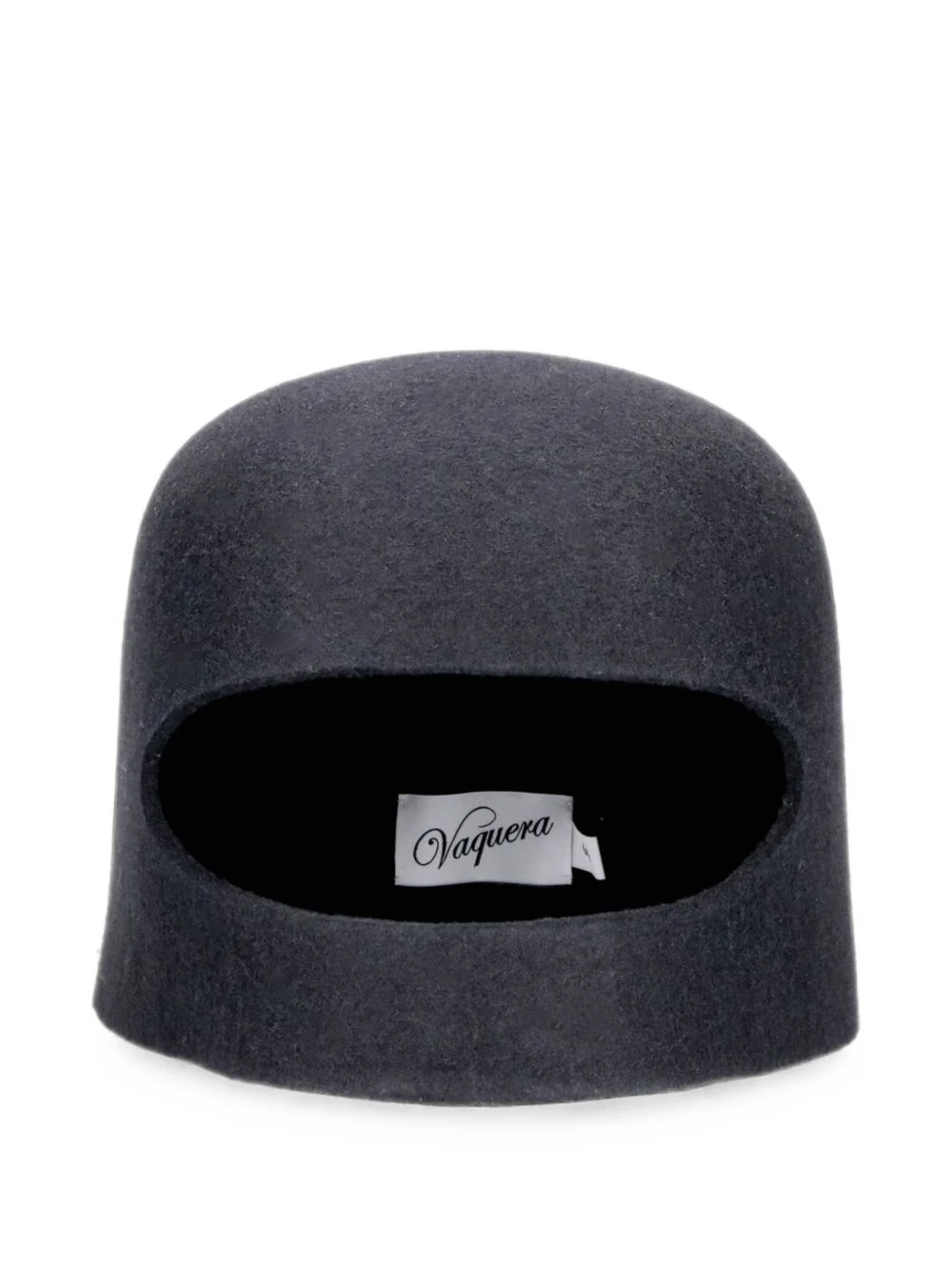 cut-out felt balaclava hat - 1