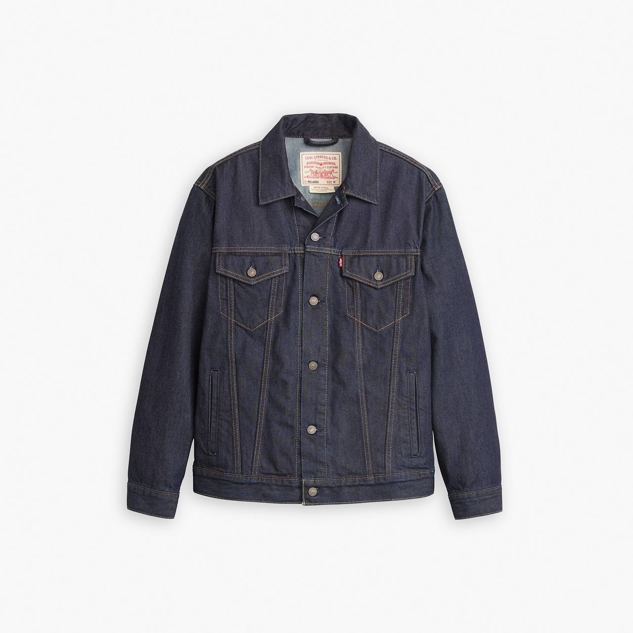 RELAXED FIT TRUCKER JACKET - 1