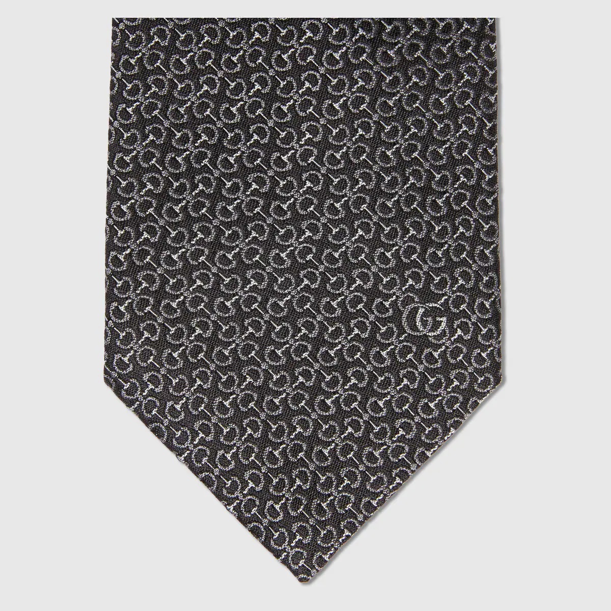 Horsebit silk tie - 3