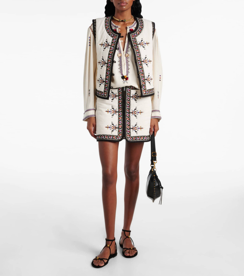 Isabel Marant Étoile Pelson embroidered blouse outlook
