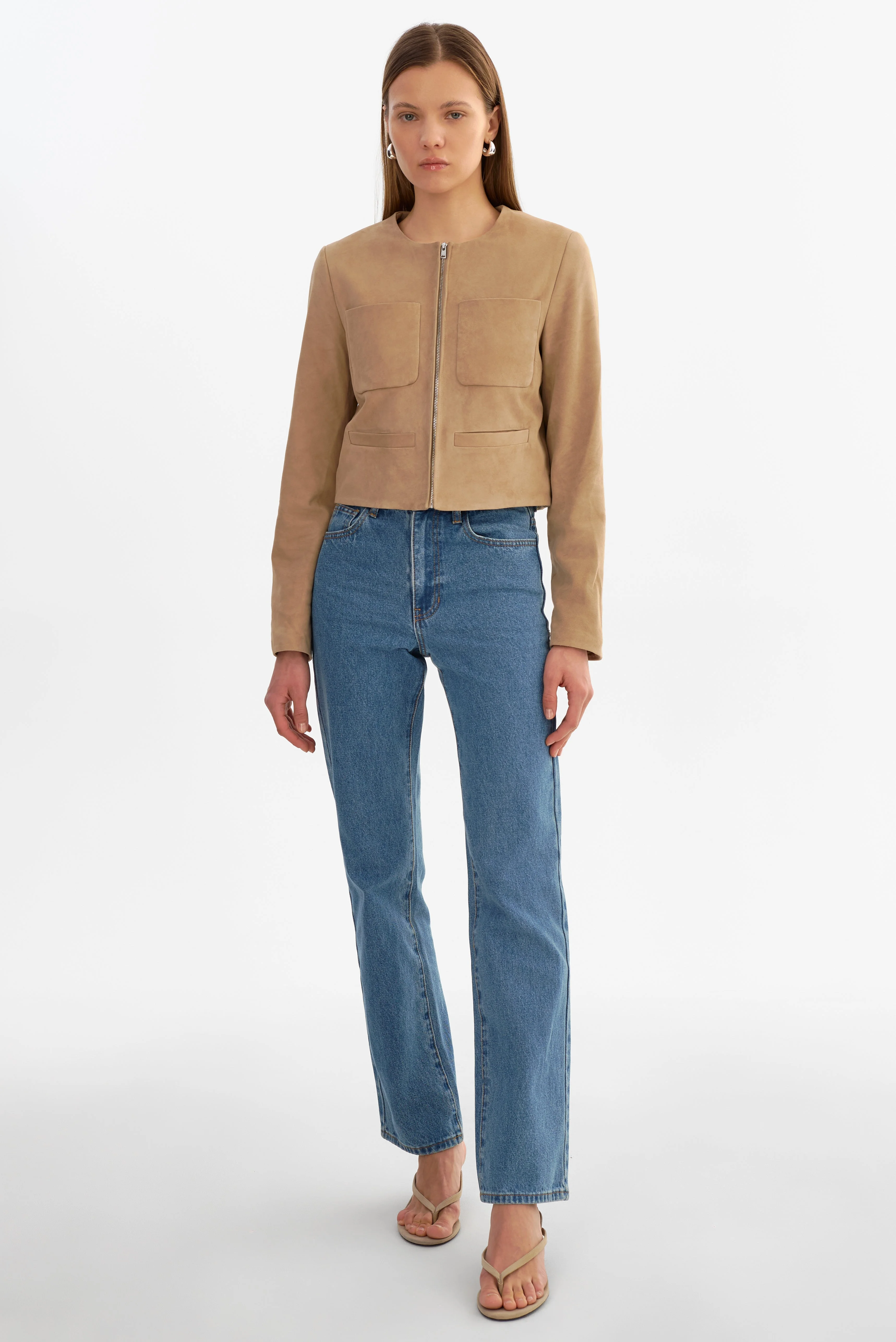 LINETTE S | Suede Jacket - 1