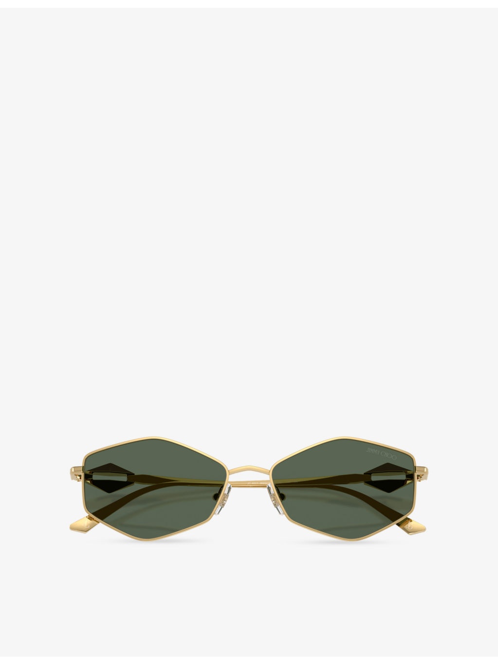 JC4017 Oval-Frame Metal Sunglasses - 5