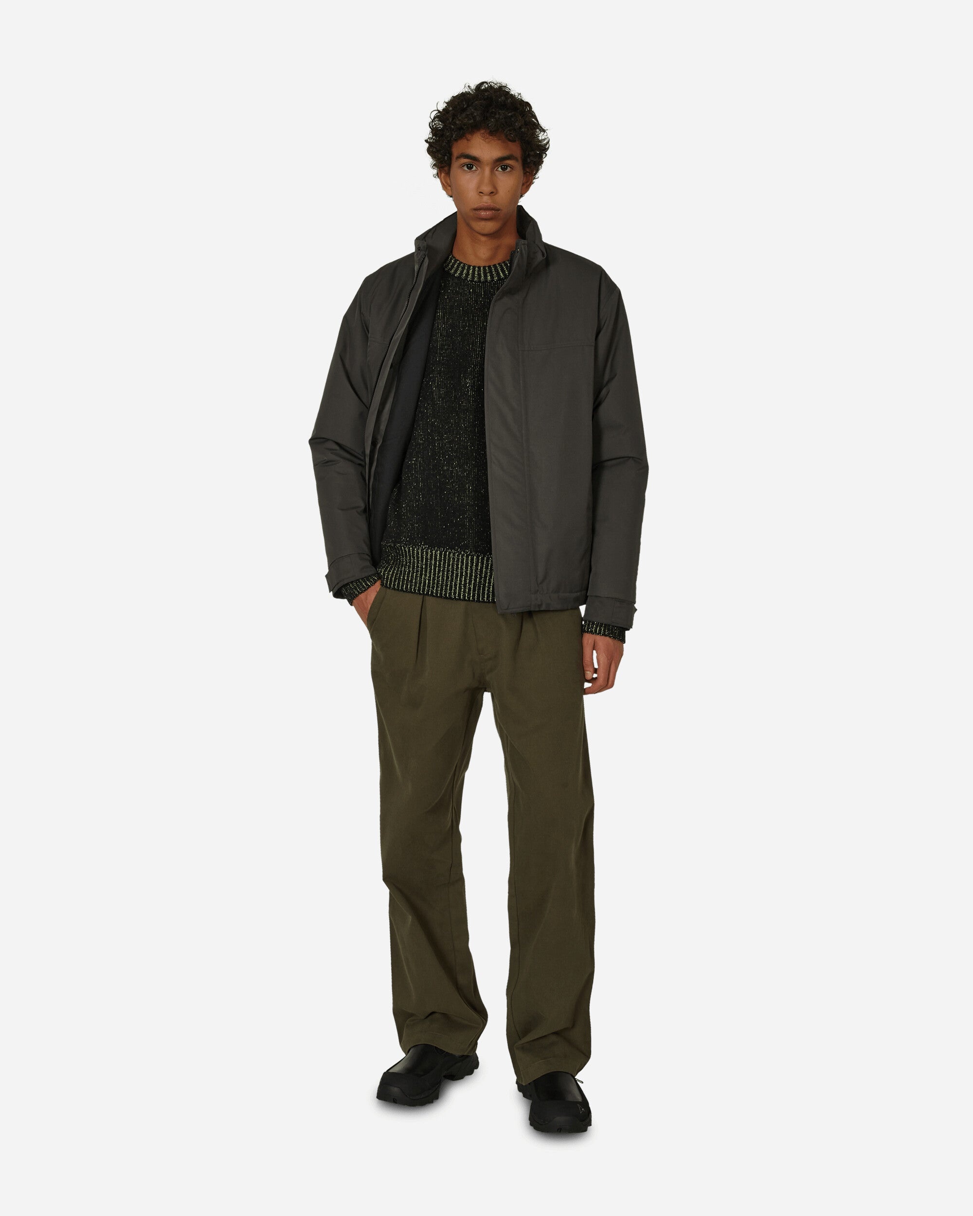 Insulated Padded Jacket Coal Grey - 4