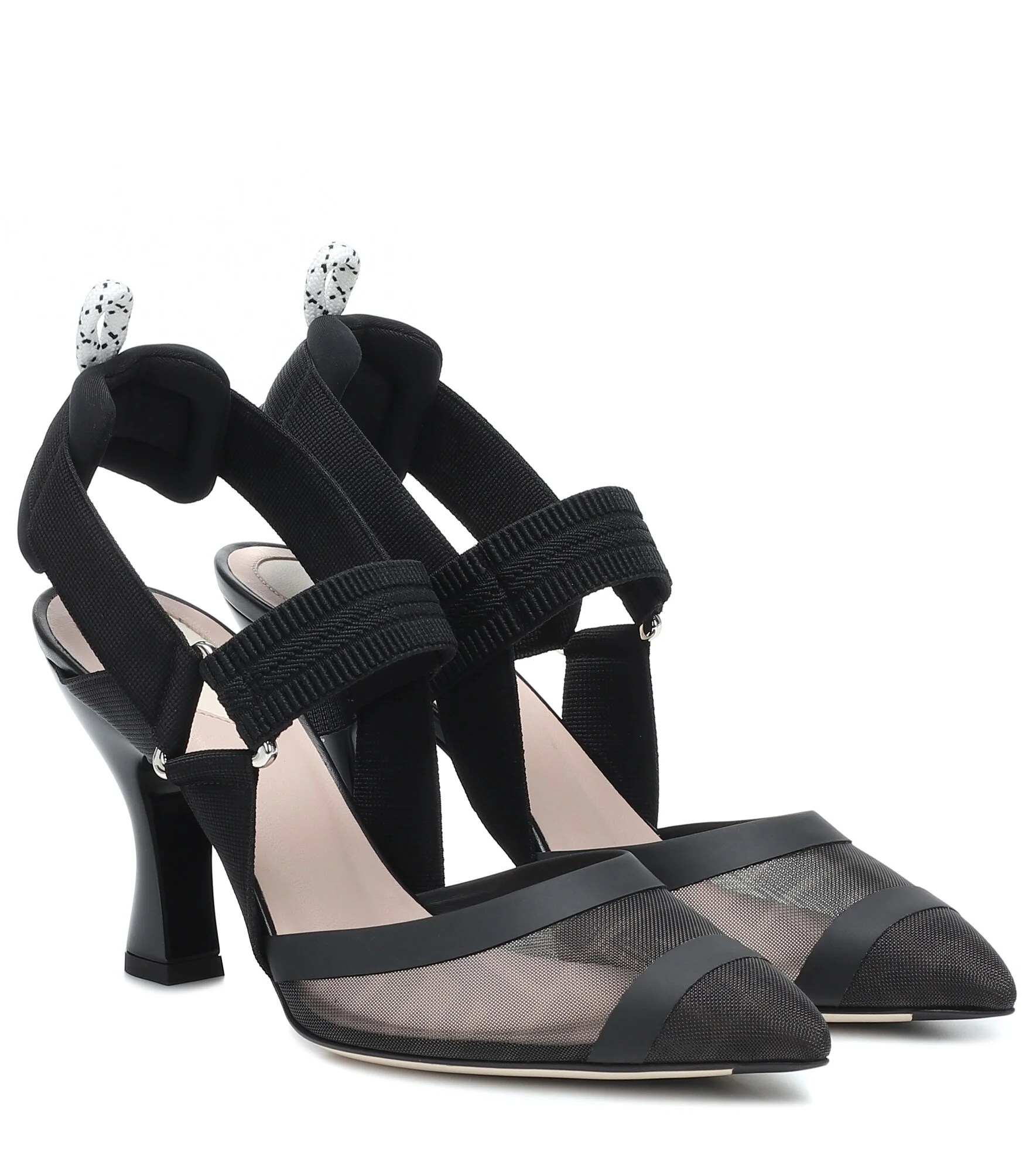 Colibrì mesh slingback pumps - 1