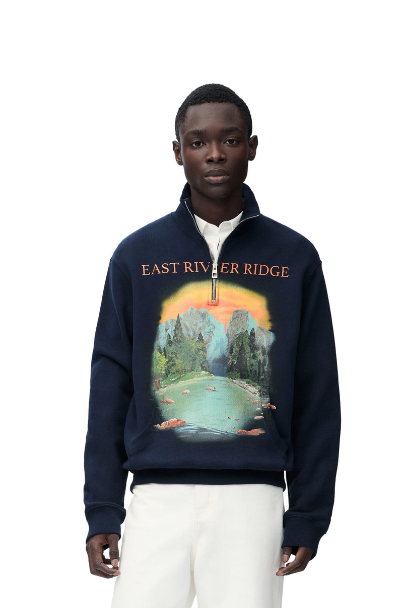 Zip-up sweatshirt in cotton 3