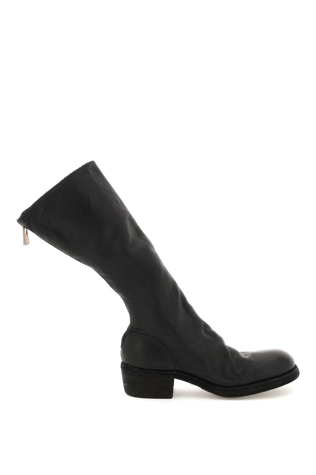 Leather mid-calf boots - 1