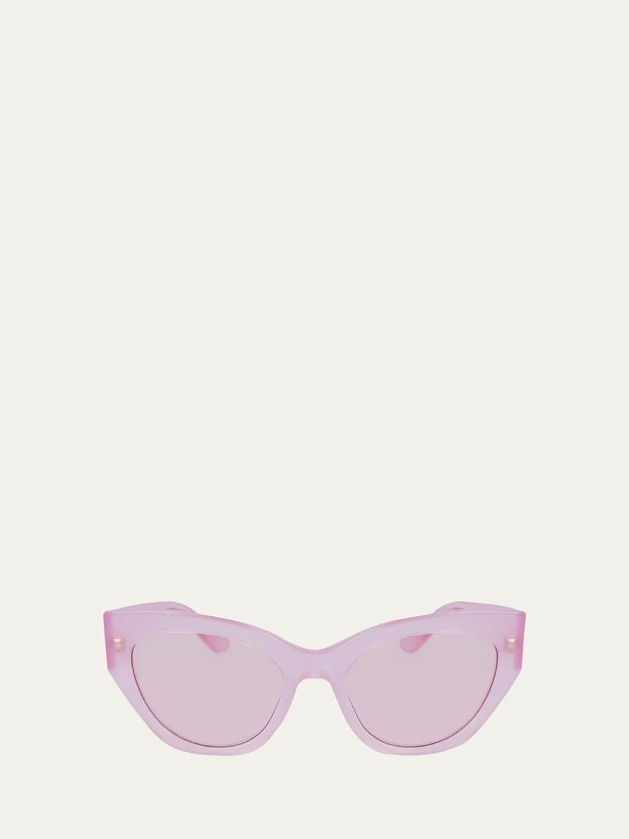 Classic Logo Acetate Cat-Eye Sunglasses - 1