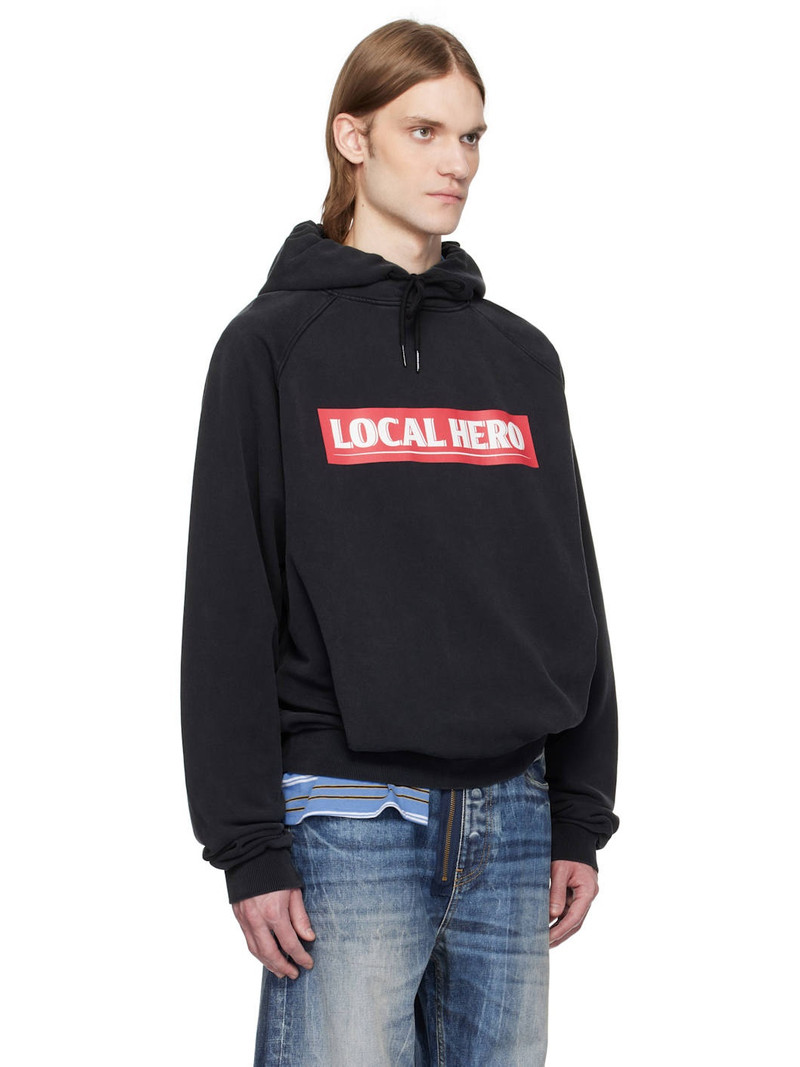 Black Raglan Hoodie 2