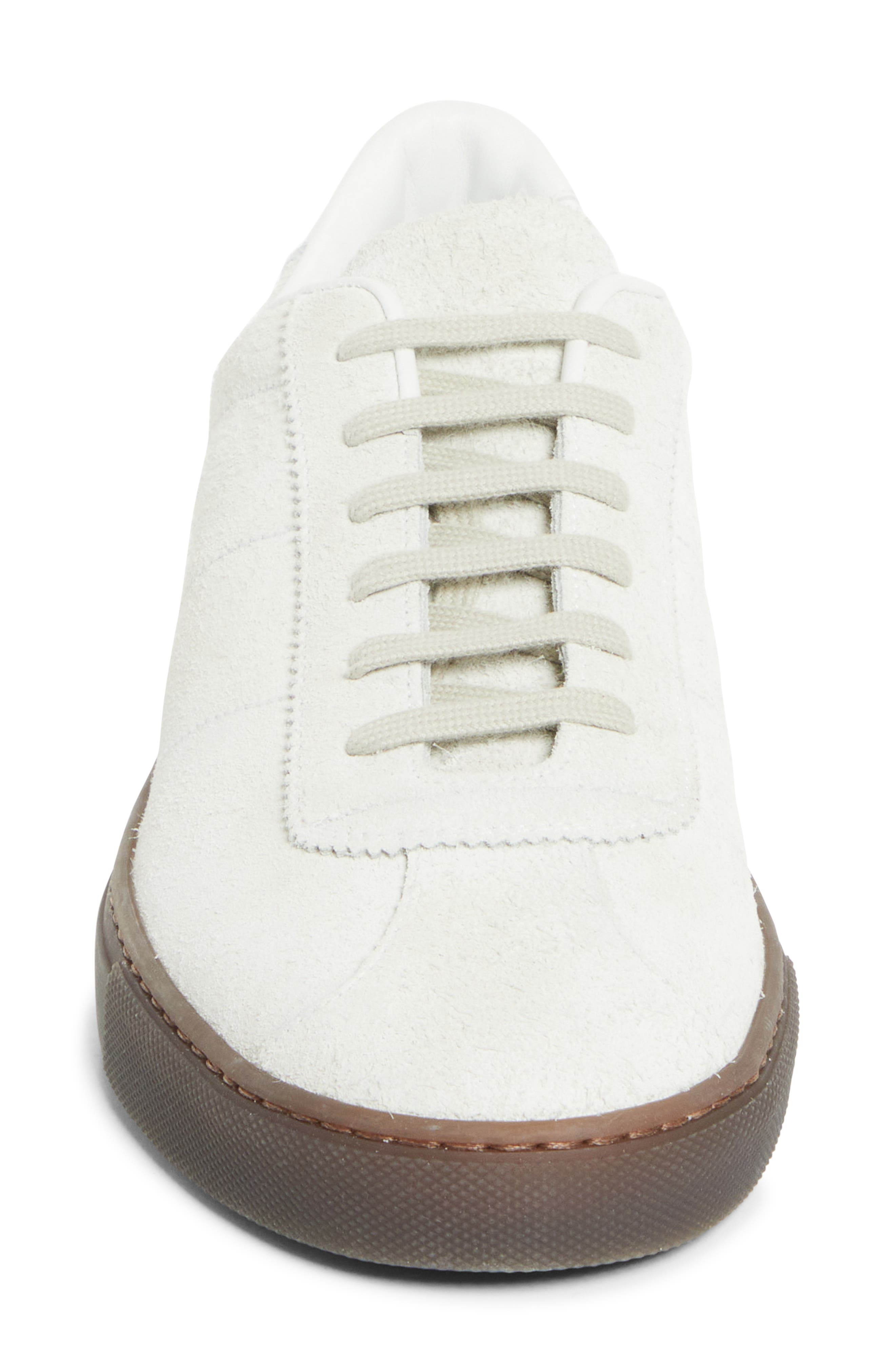 Common Projects Field Suede Trainer Sneaker in Off White at Nordstrom - 4