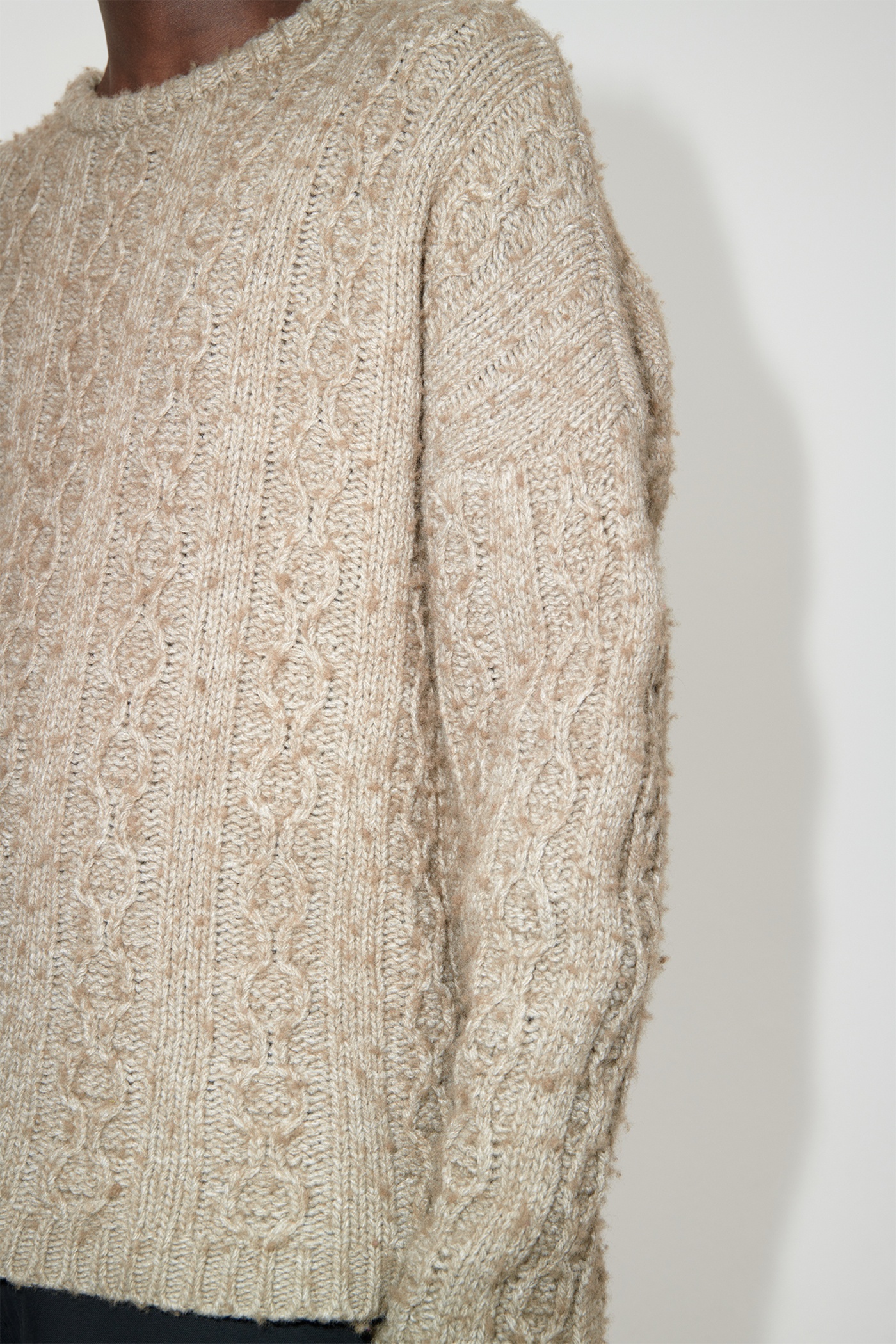 Our Legacy Popover Roundneck Peafowl Funky Chain Knit Our Legacy Popover Roundneck Peafowl Funky Chain Knit
