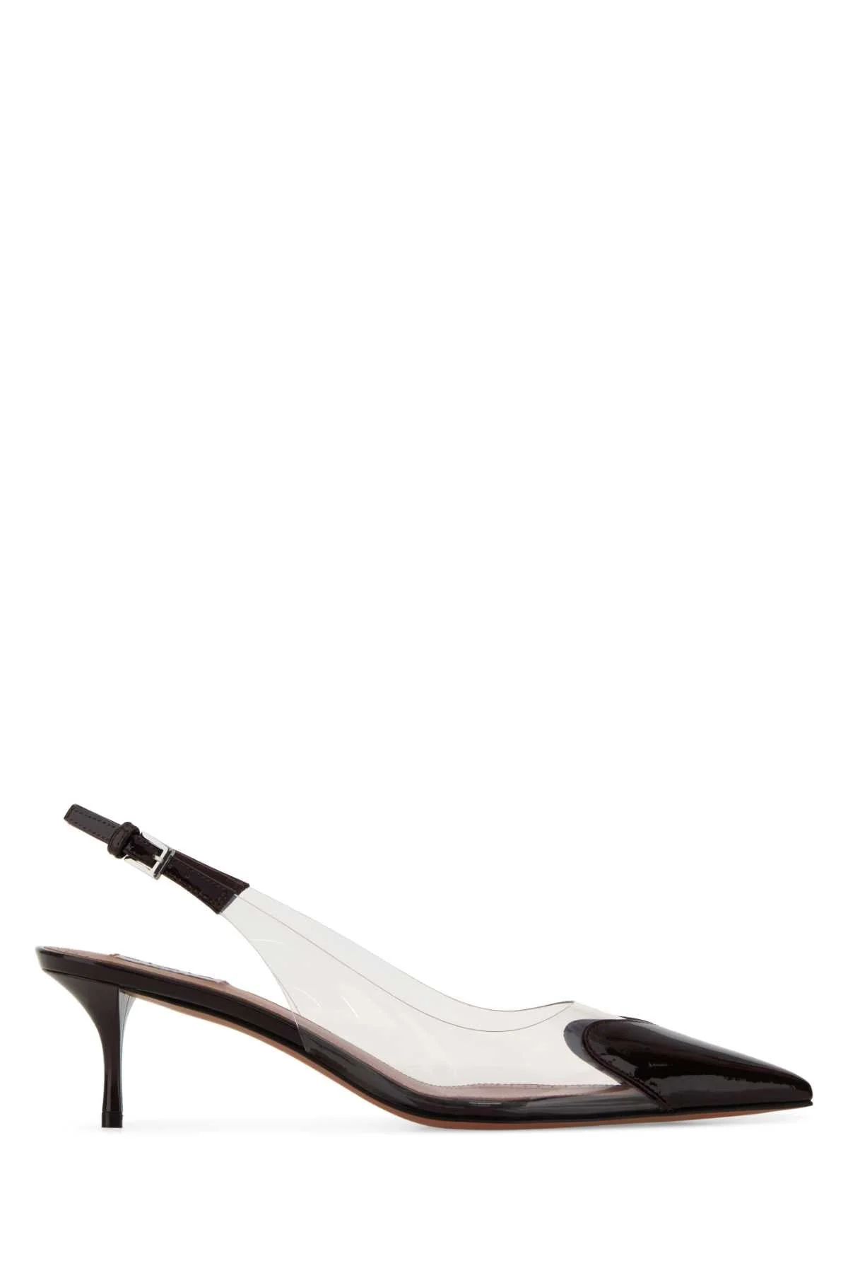 Alaia Women Two-Tone Pvc And Leather Pumps - 1