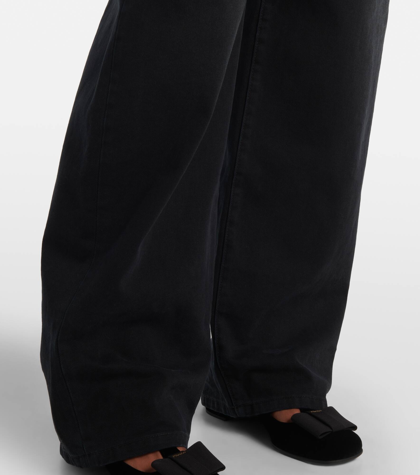 High-rise wide-leg jeans - 5