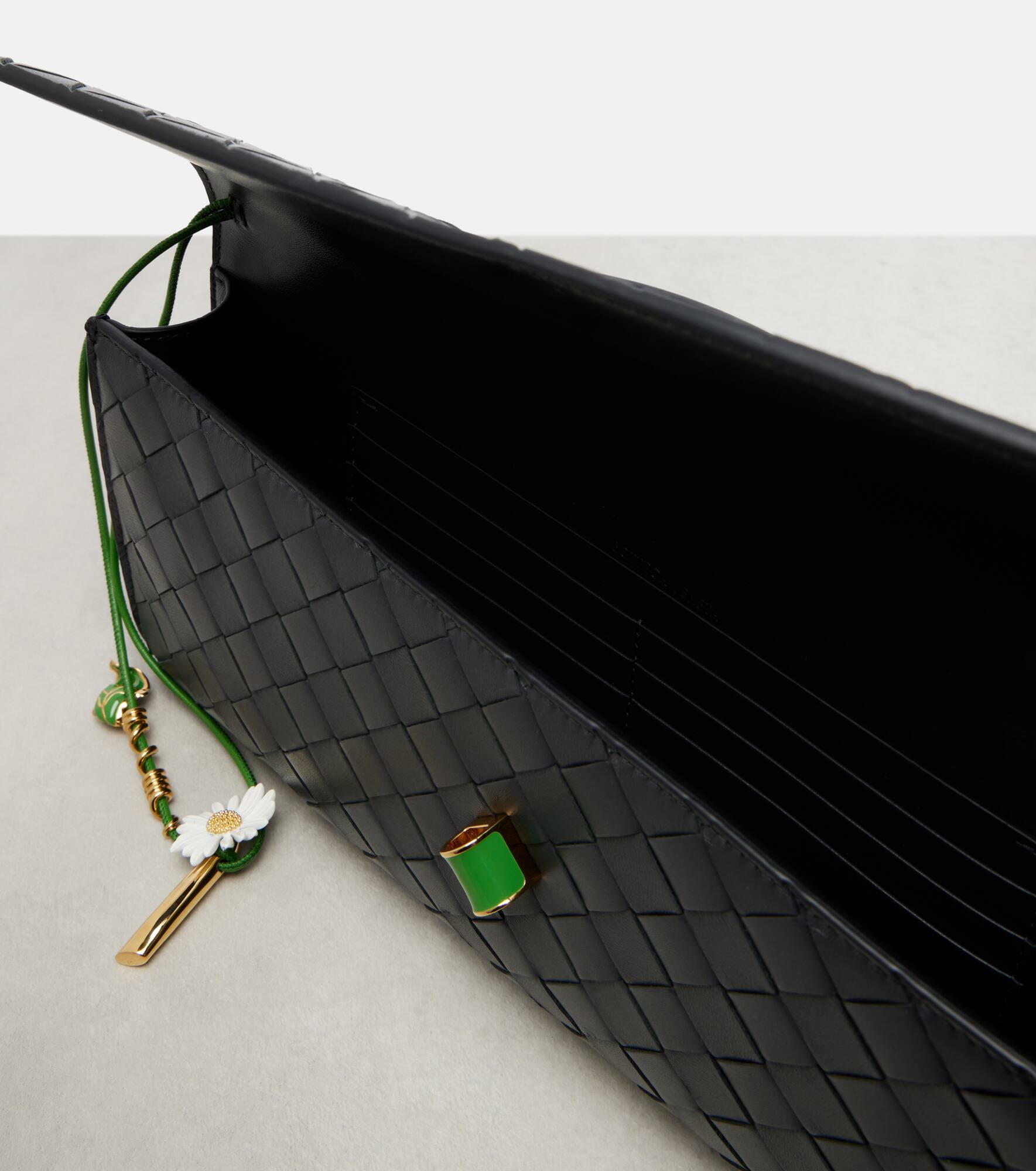 Andiamo Intrecciato leather clutch - 3