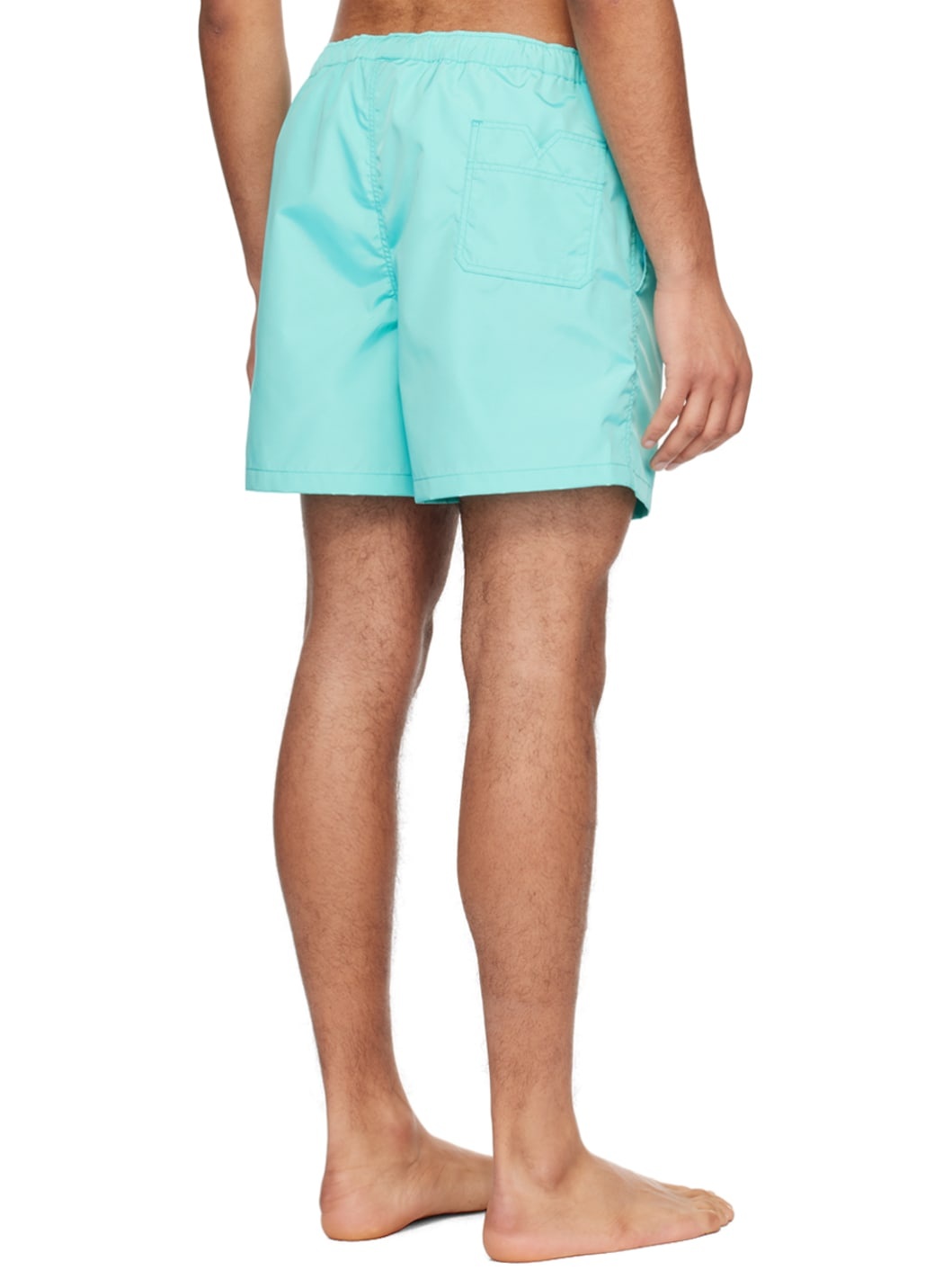 Blue Drawstring Swim Shorts - 3