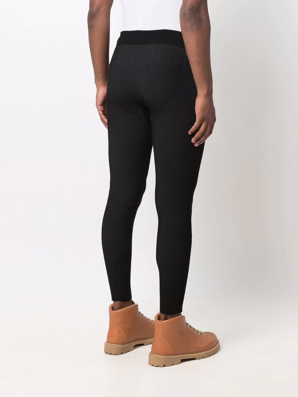 Aranciu ribbed knit leggings - 4