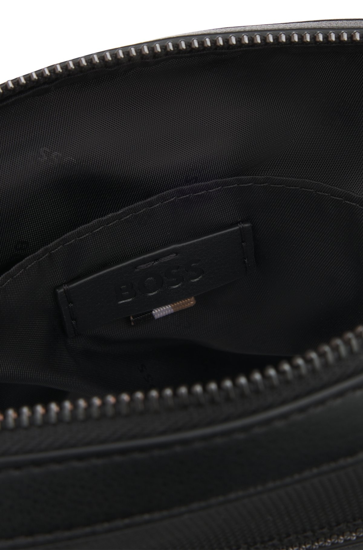 STRUCTURED REPORTER BAG WITH SIGNATURE TRIMS - 6