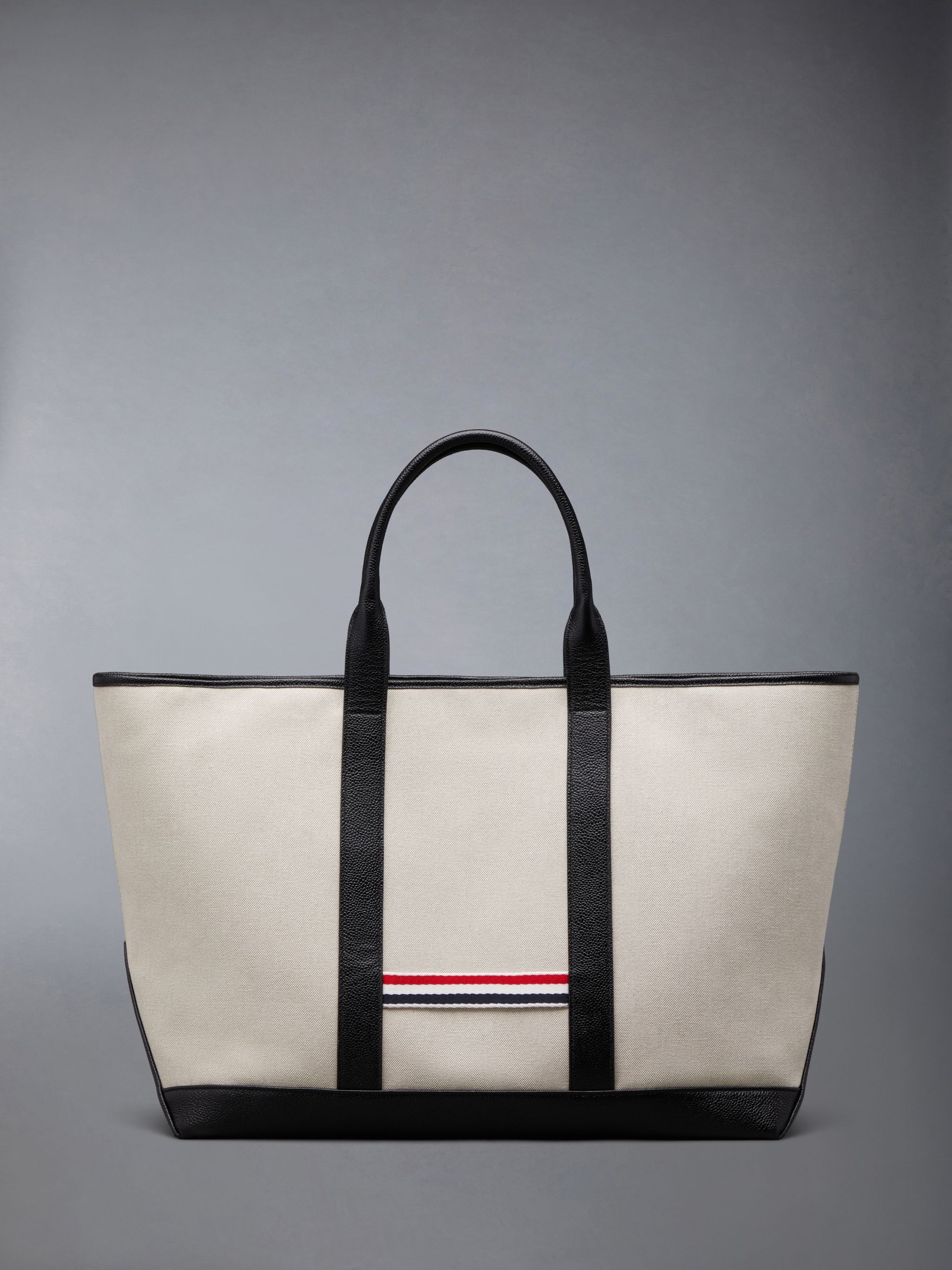 medium RWB-stripe tote bag - 3