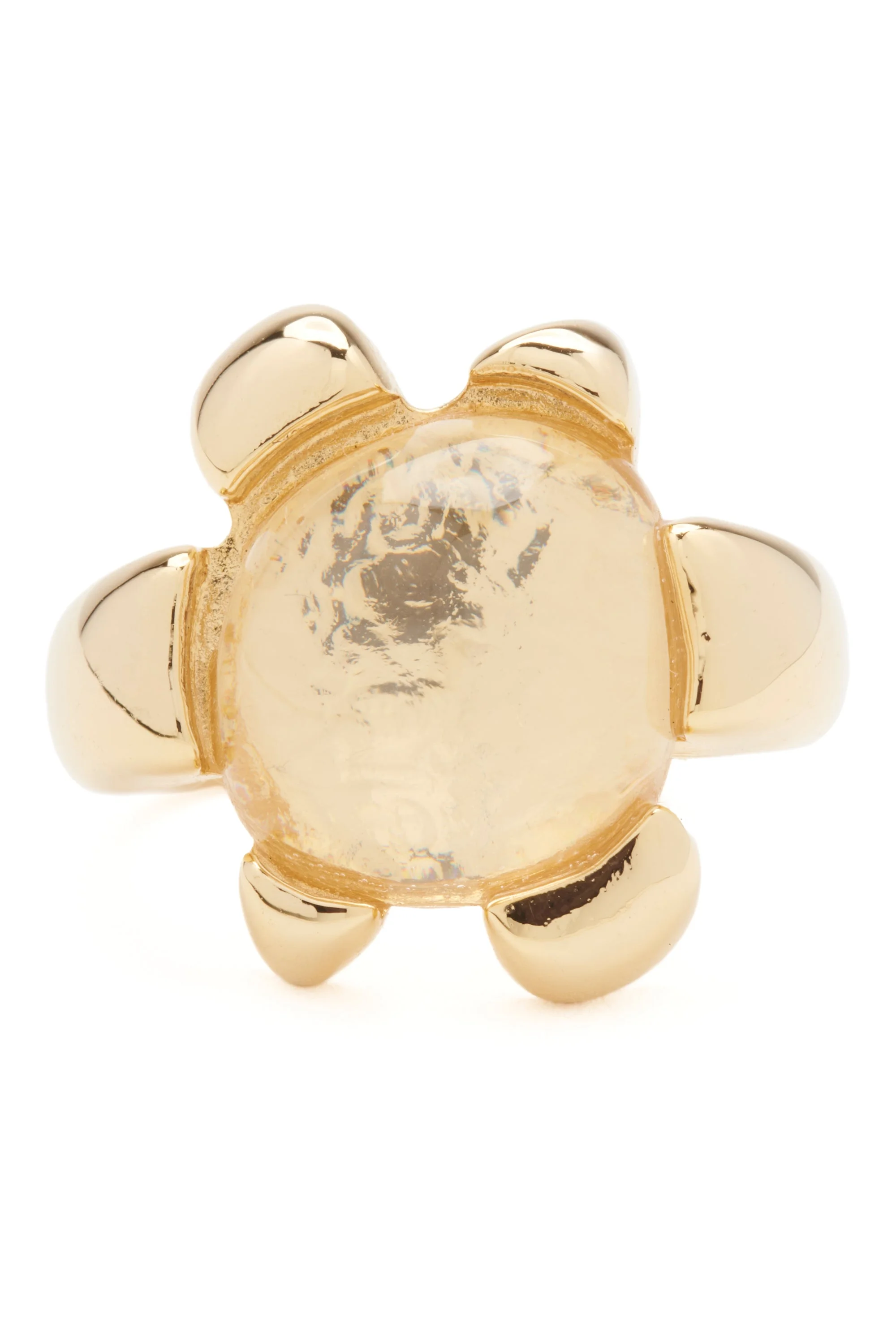 GOLD CLEAR DAIZE RING - 1