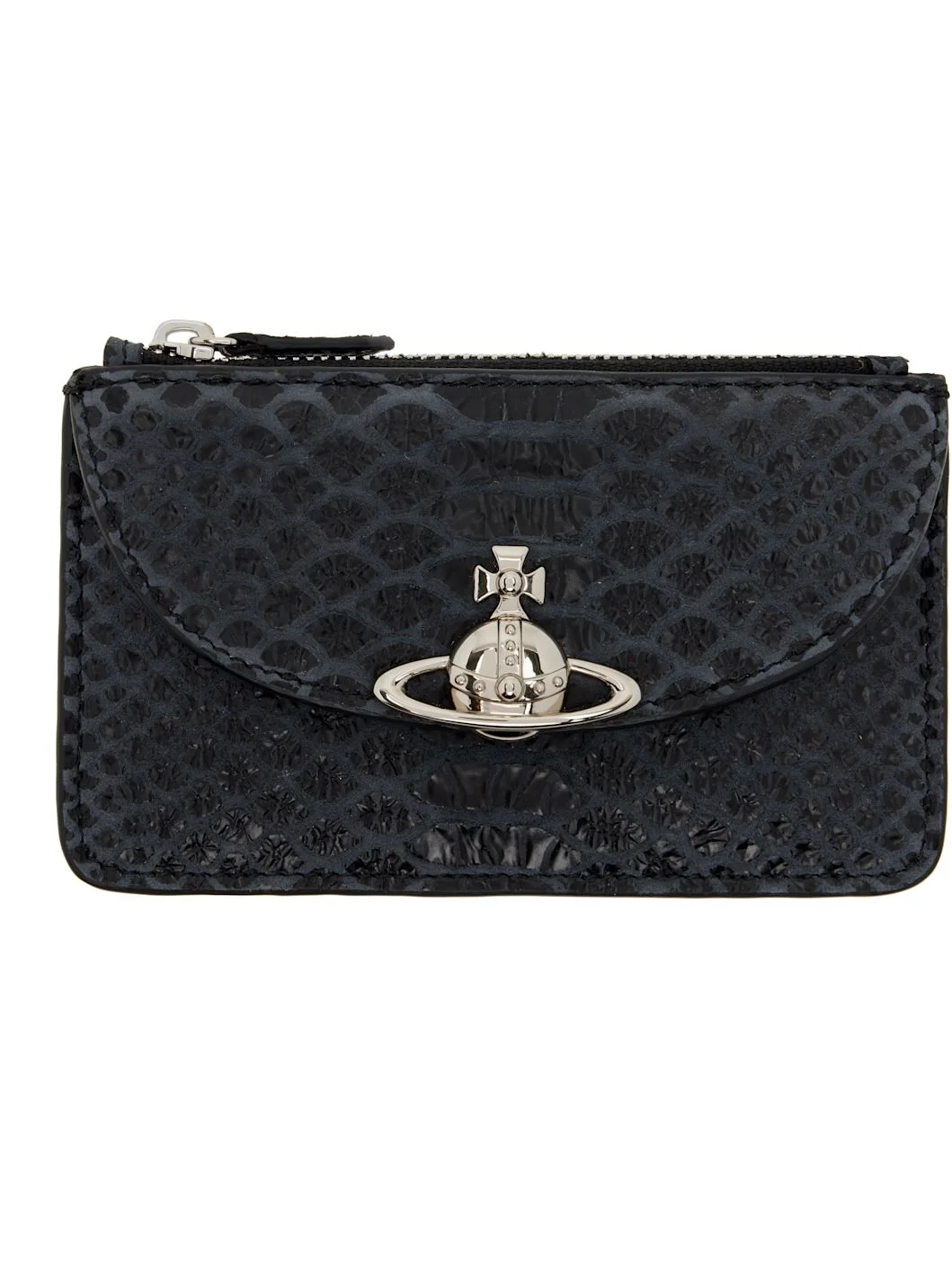 Gray Half Moon Card Holder - 1