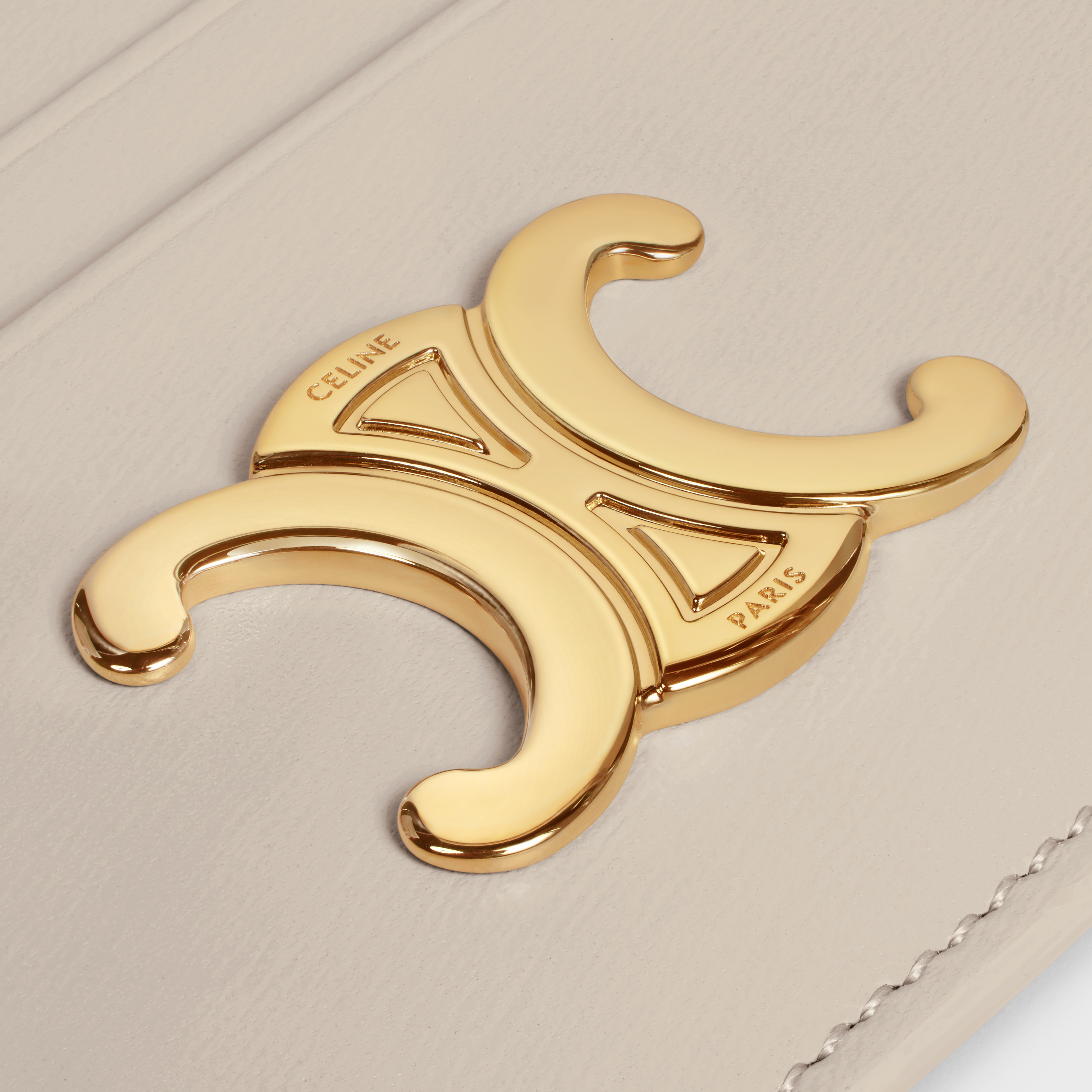TRIOMPHE CARD HOLDER in Shiny calfskin - 4