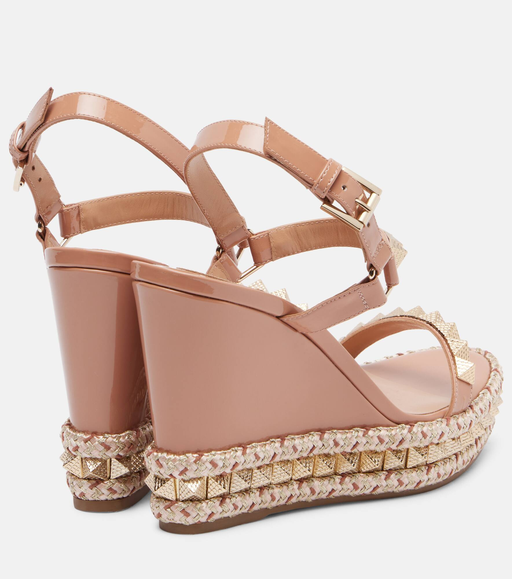 Pyraclou 110 leather espadrille wedges - 2