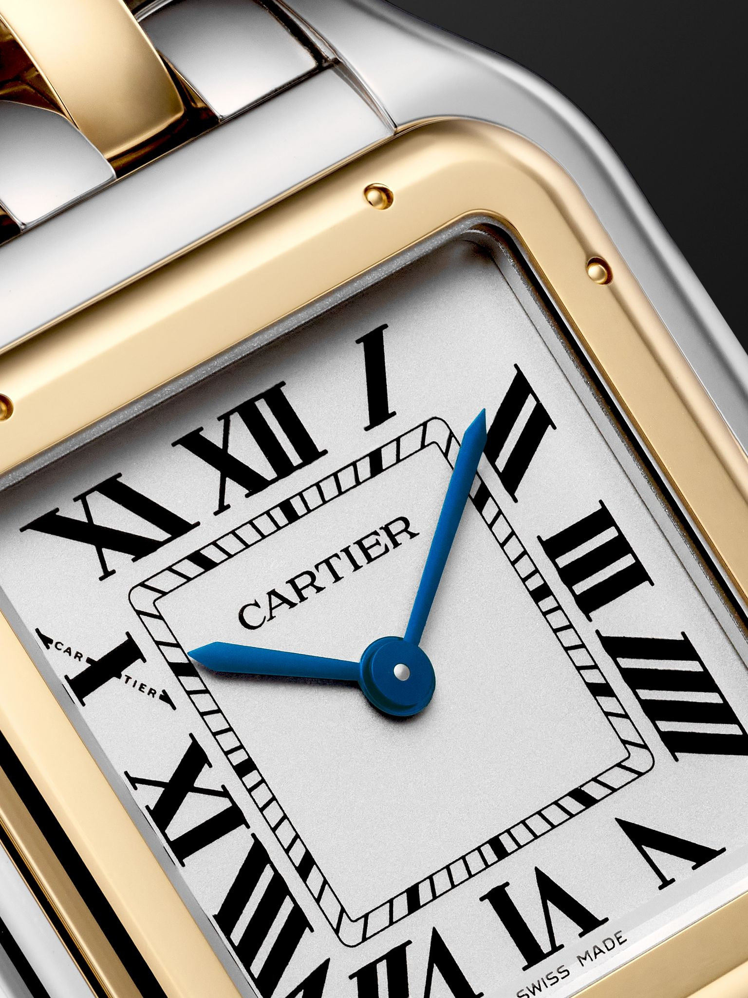 Panthère de Cartier Large 42mm 18-Karat Gold and Steel Watch, Ref. No. W2PN0016 White - 5