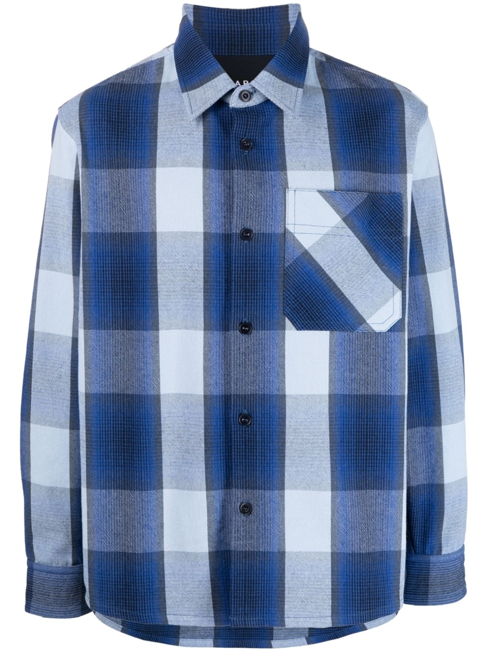 check-pattern shirt - 1