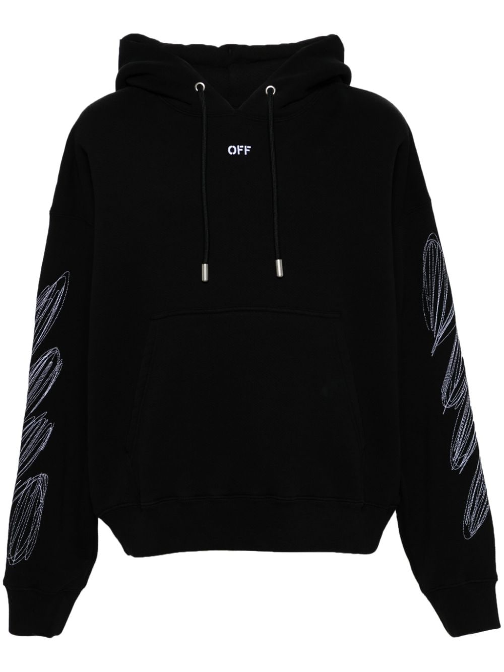 Scribble Diag Skate hoodie - 1