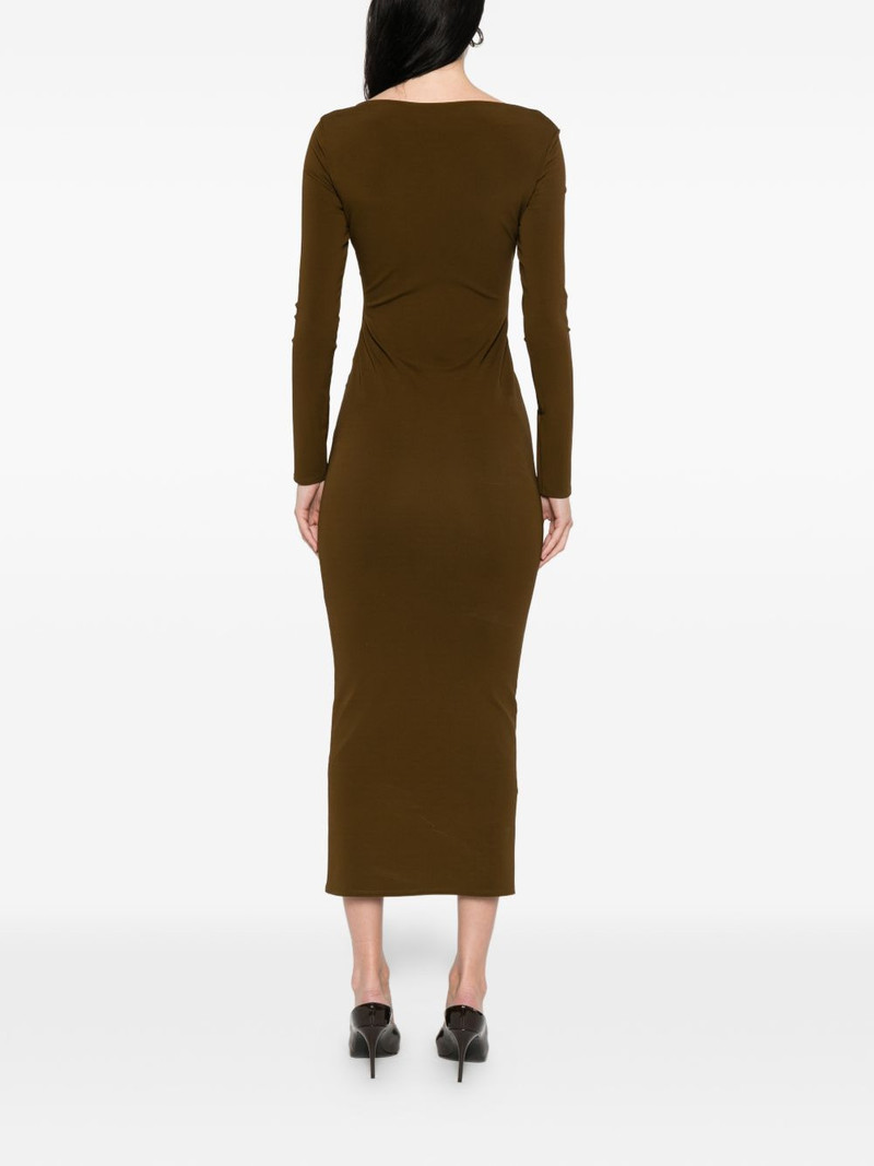 appliqué-detail midi dress 4