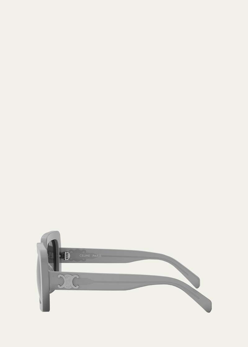 CELINE Triomphe Acetate Square Sunglasses outlook