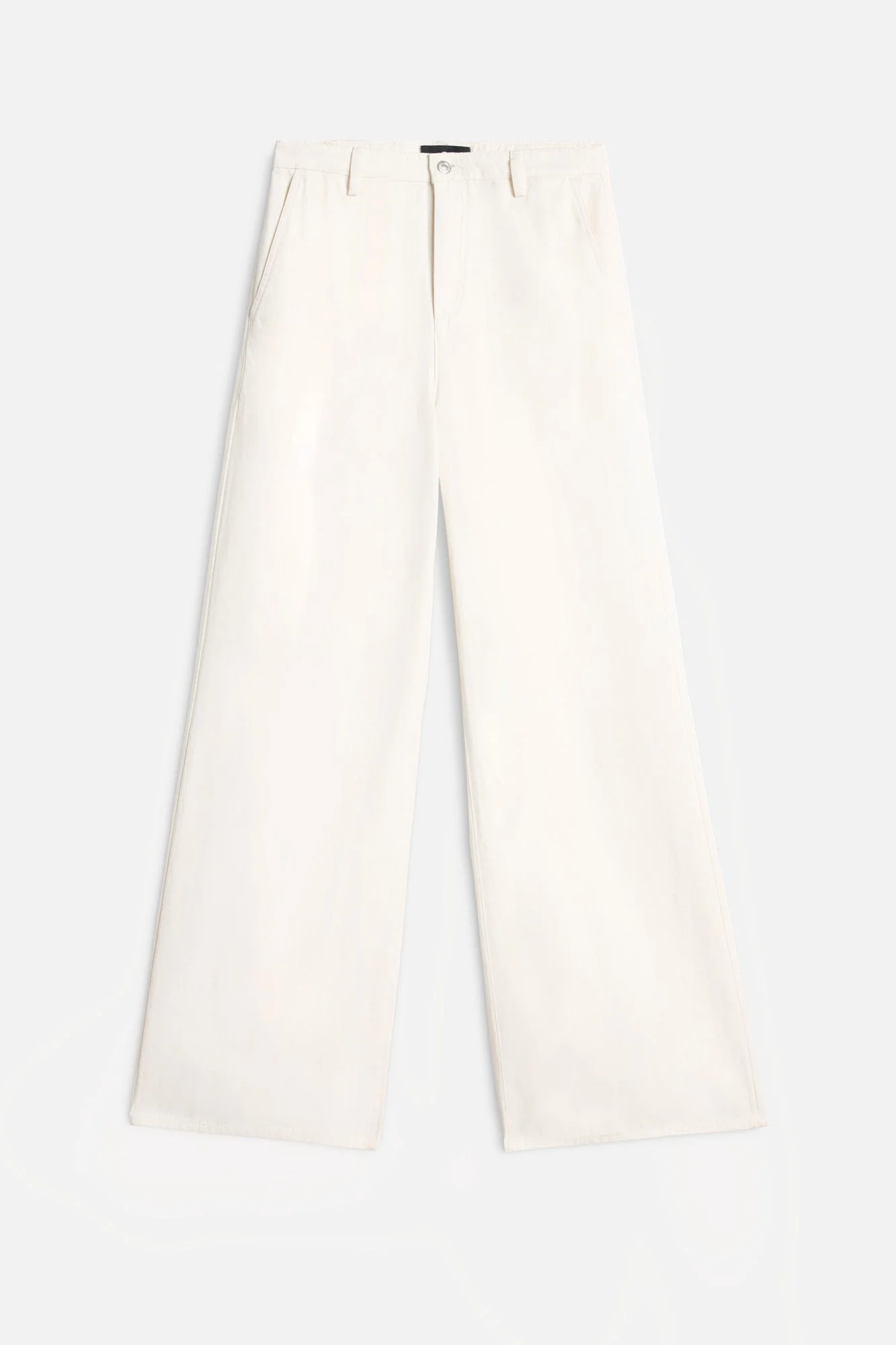 WIDE TROUSER in Denim Linen Ostuni - 1